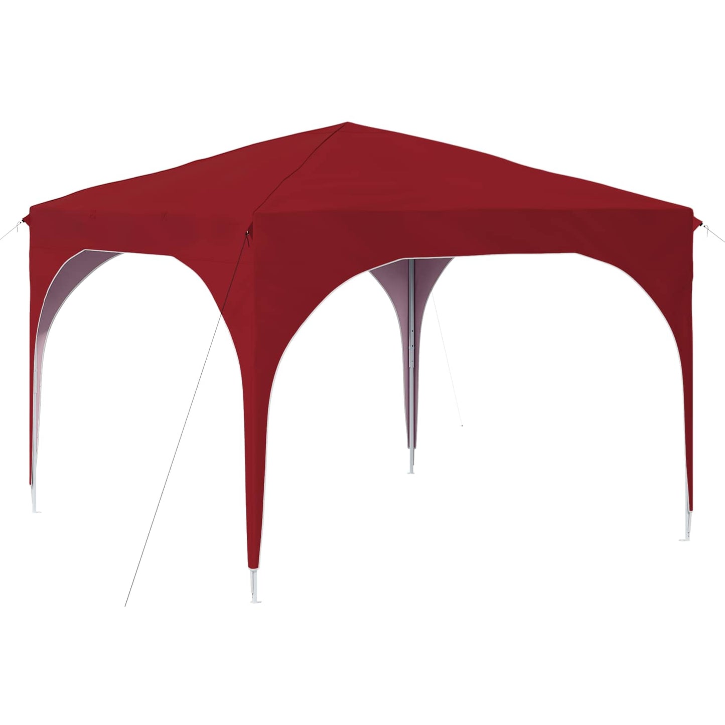 Pop-up Party Tent 290 x 290 x 245 cm Burgundy