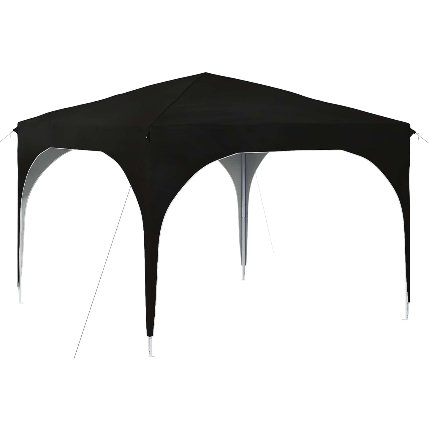 Pop-up Party Tent 290 x 290 x 245 cm Black
