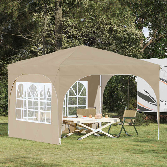 Pop-up Party Tent 290 x 290 x 245 cm Cream
