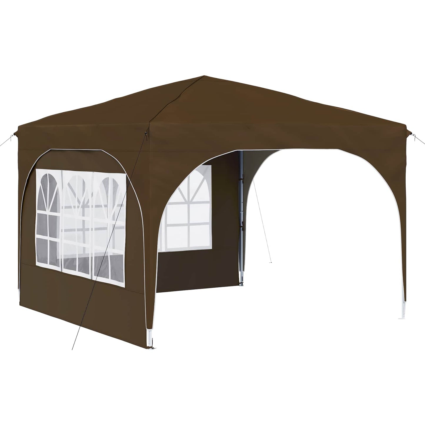 Pop-up Party Tent 290 x 290 x 245 cm Taupe