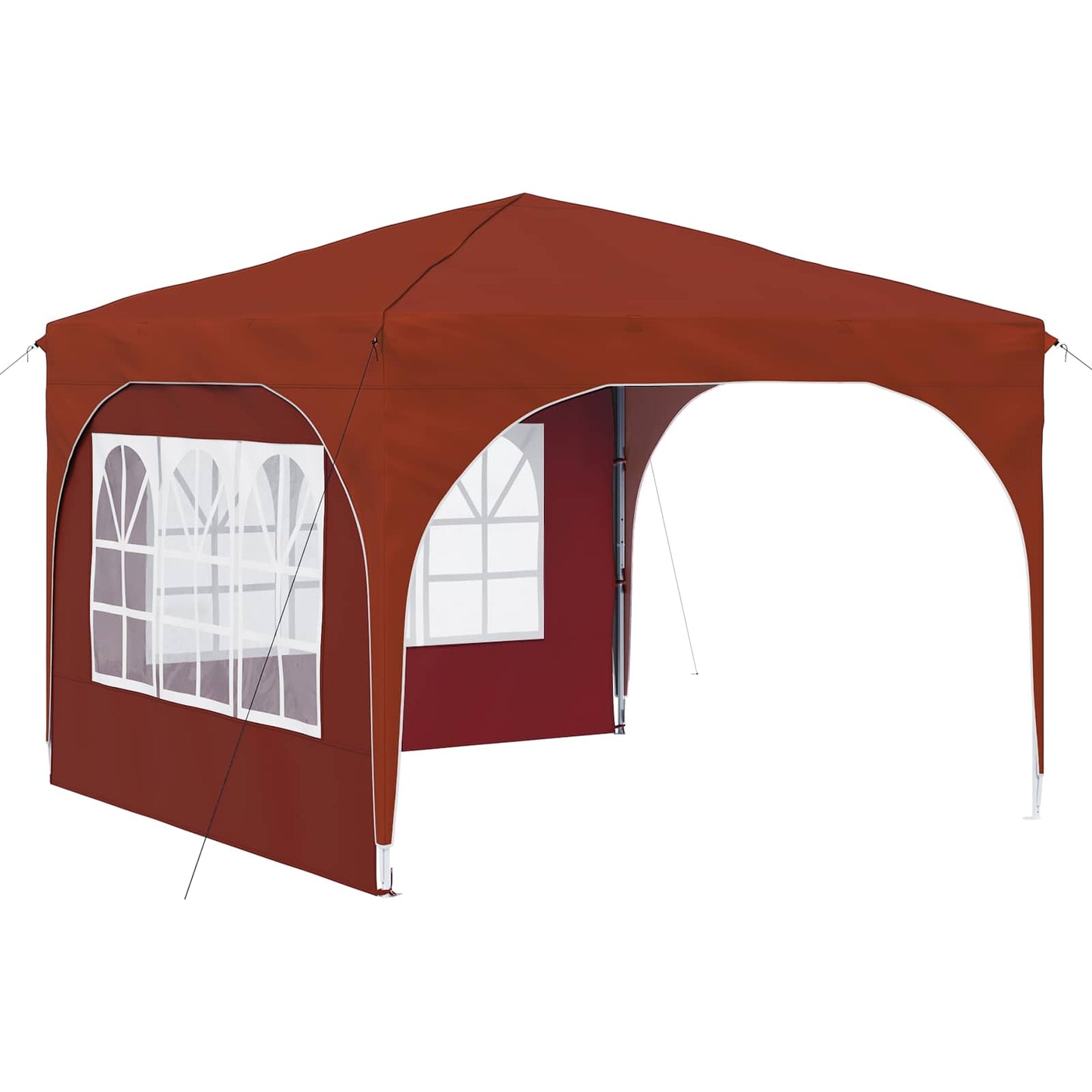 Pop-up Party Tent 290 x 290 x 245 cm Terracotta