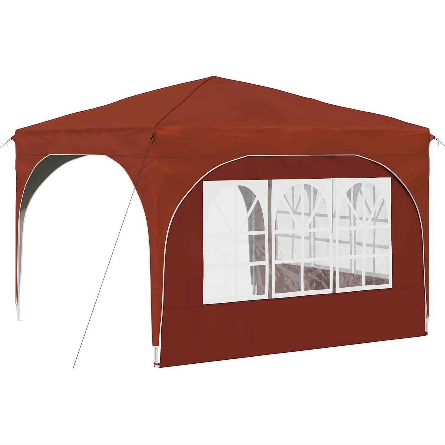 Pop-up Party Tent 290 x 290 x 245 cm Terracotta