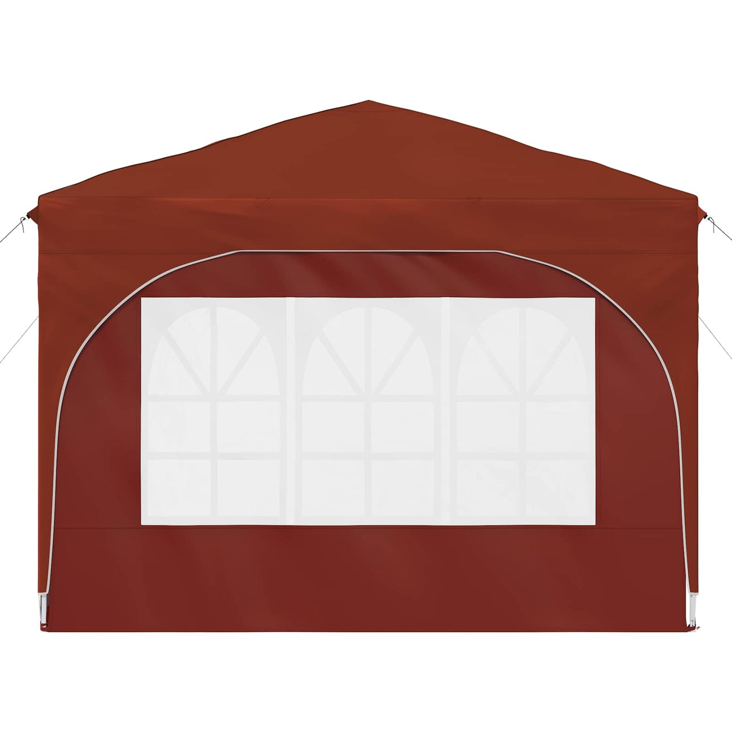Pop-up Party Tent 290 x 290 x 245 cm Terracotta