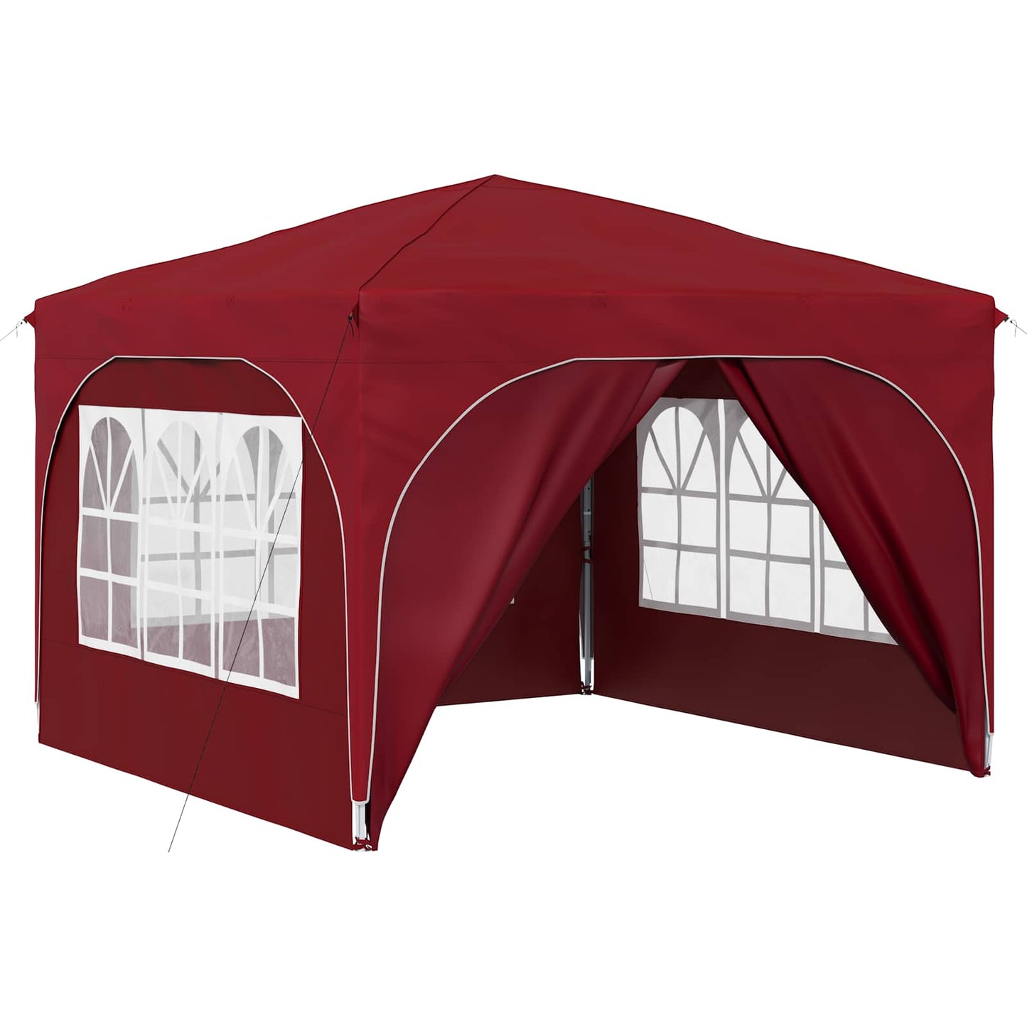 Pop-up Party Tent 290 x 290 x 245 cm Burgundy
