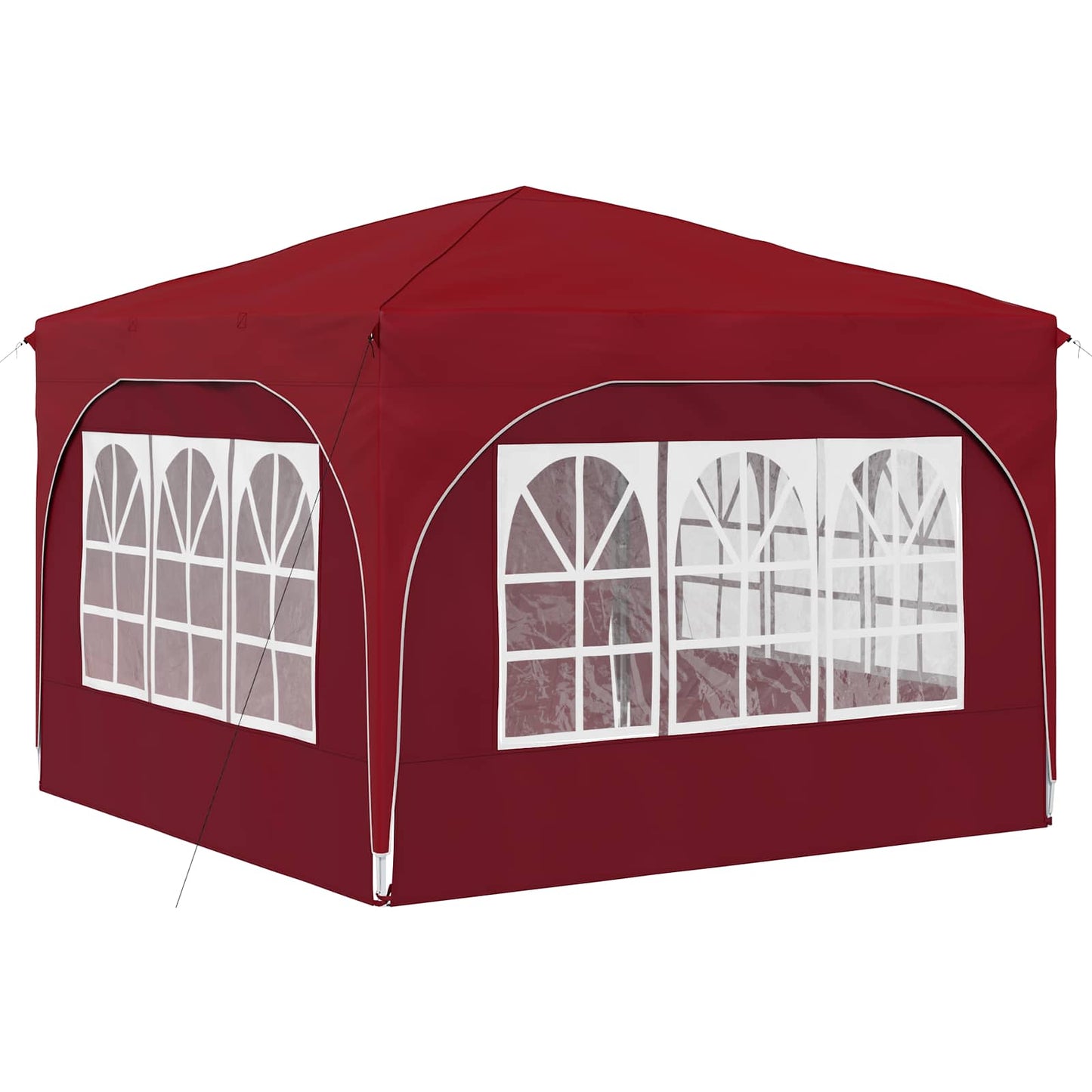 Pop-up Party Tent 290 x 290 x 245 cm Burgundy