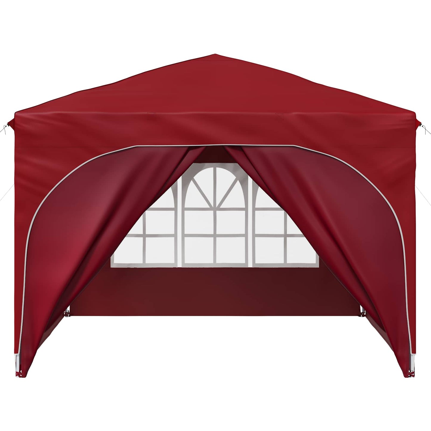 Pop-up Party Tent 290 x 290 x 245 cm Burgundy