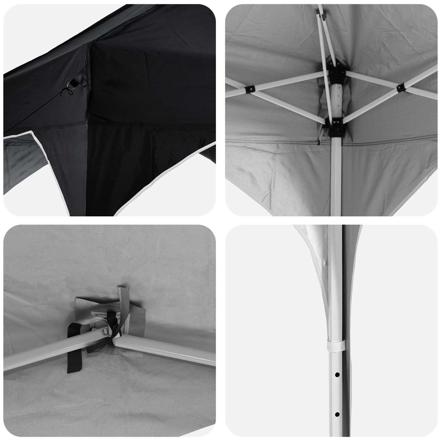 Pop-up Party Tent 575 x 288 x 245 cm Anthracite Oxford Fabric