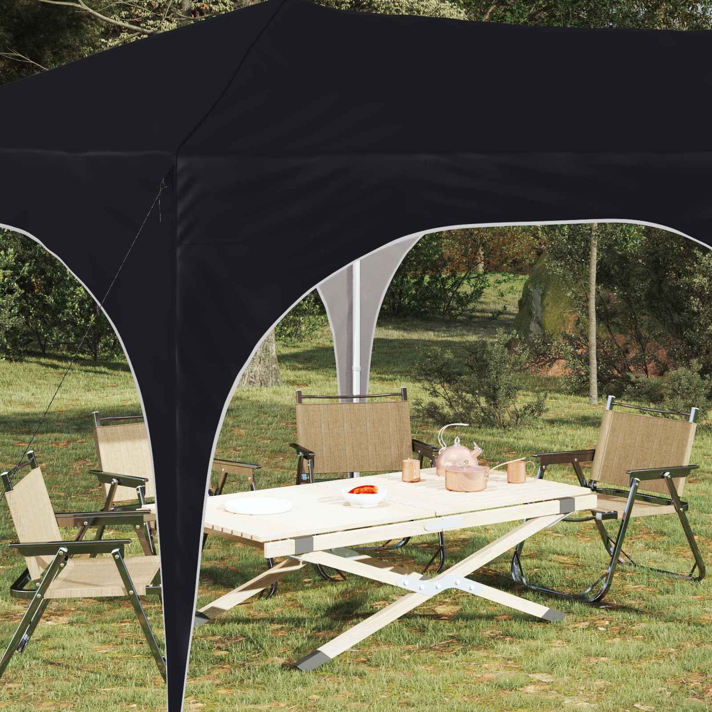 Pop-up Party Tent 575 x 288 x 245 cm Anthracite Oxford Fabric