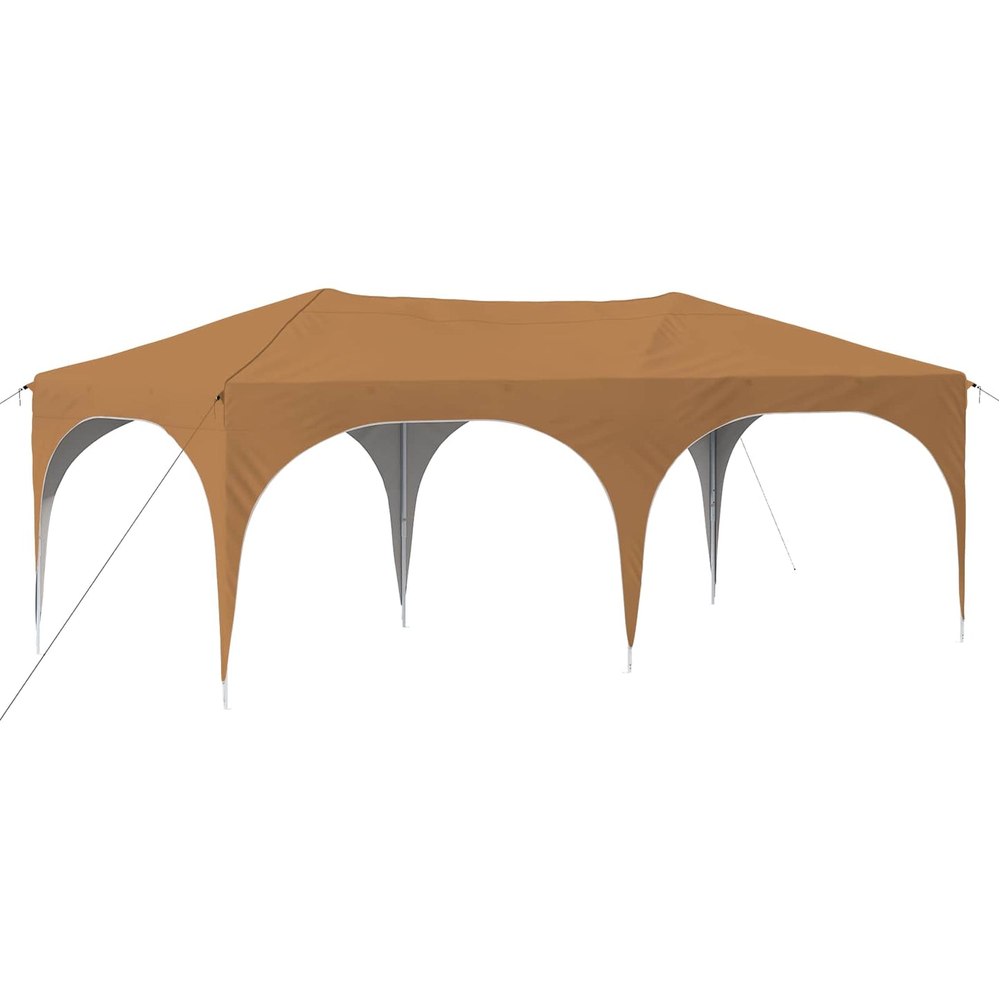 Pop-up Party Tent 575 x 288 x 245 cm Beige Oxford Fabric
