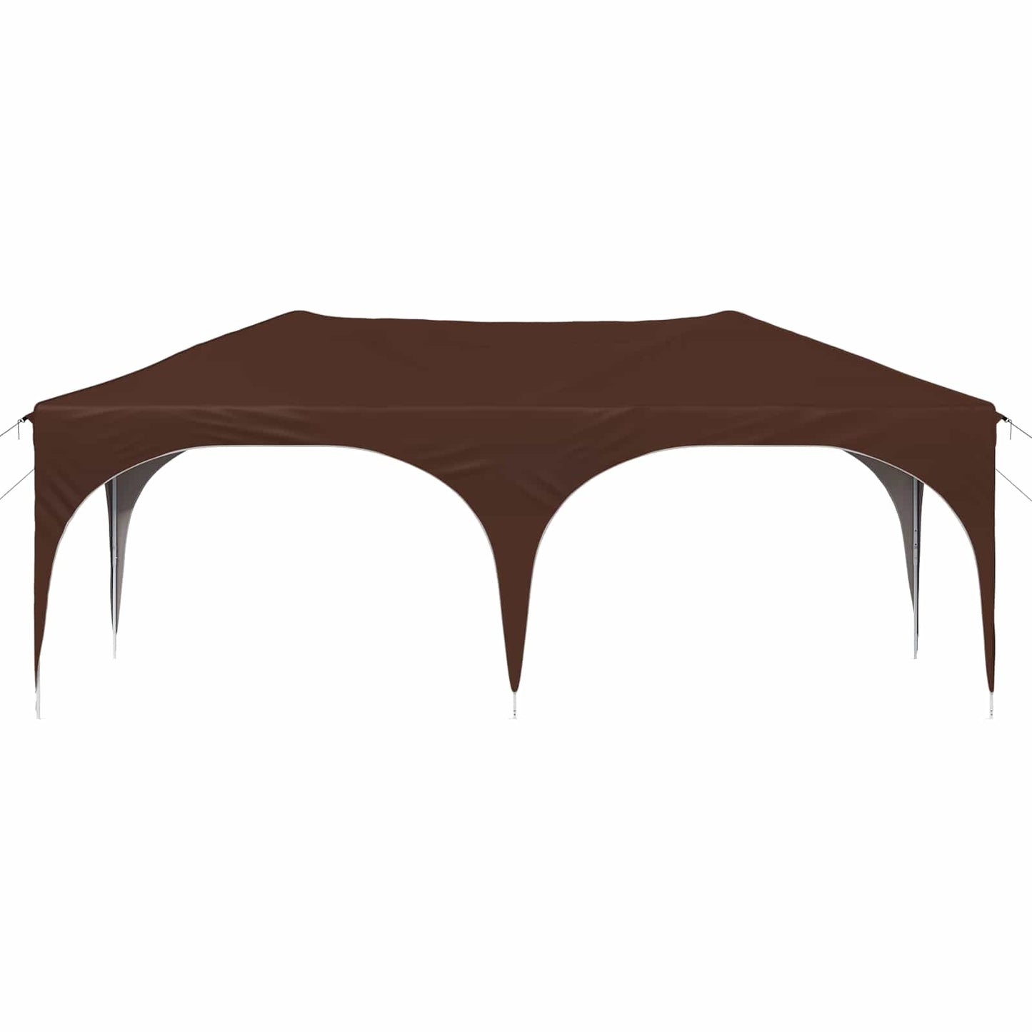 Pop-up Party Tent 575 x 288 x 245 cm Brown Oxford Fabric