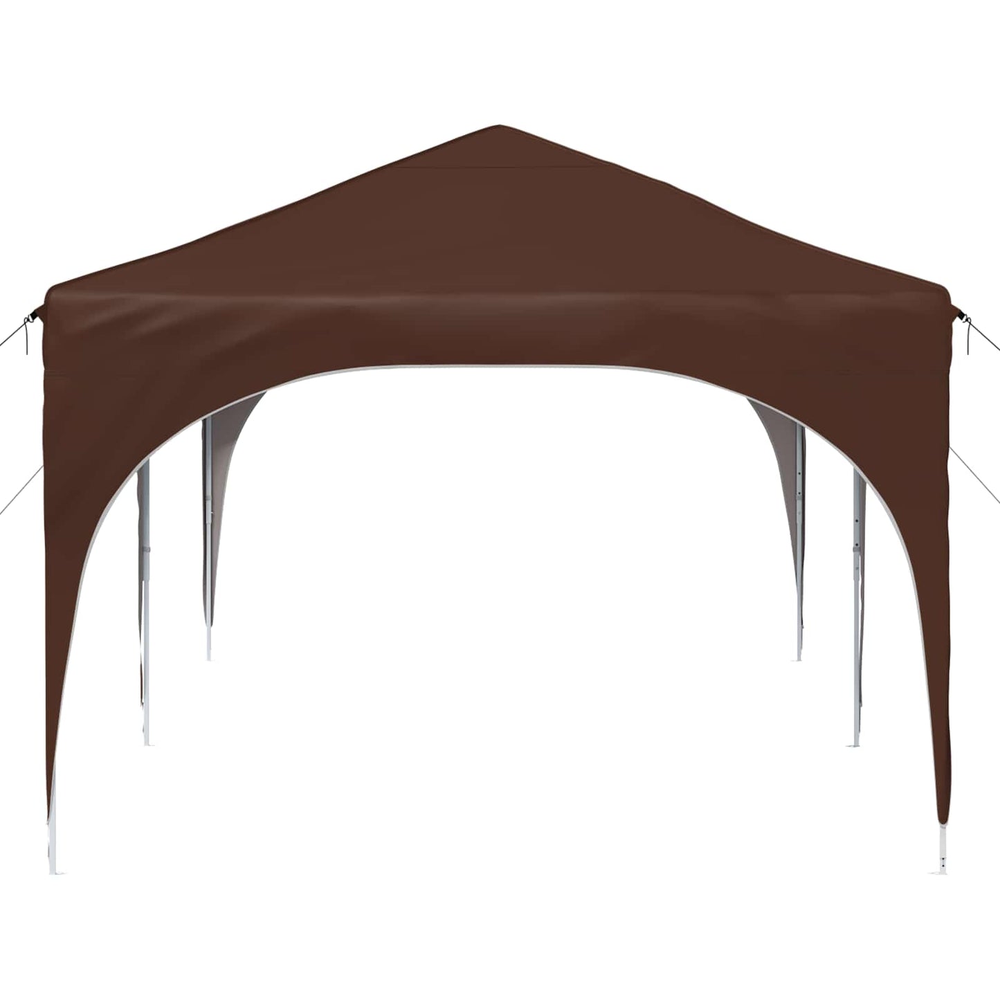 Pop-up Party Tent 575 x 288 x 245 cm Brown Oxford Fabric