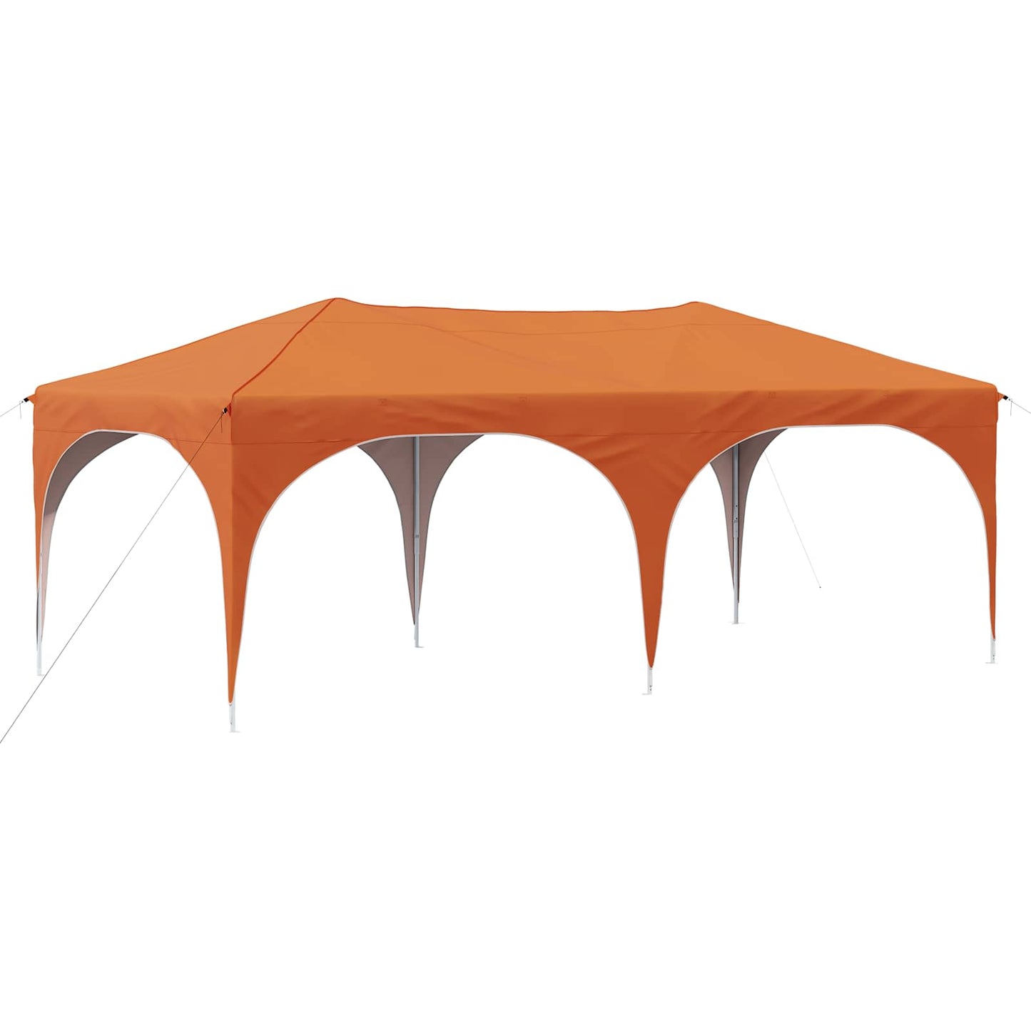 Pop-up Party Tent 575 x 288 x 245 cm Orange Oxford Fabric