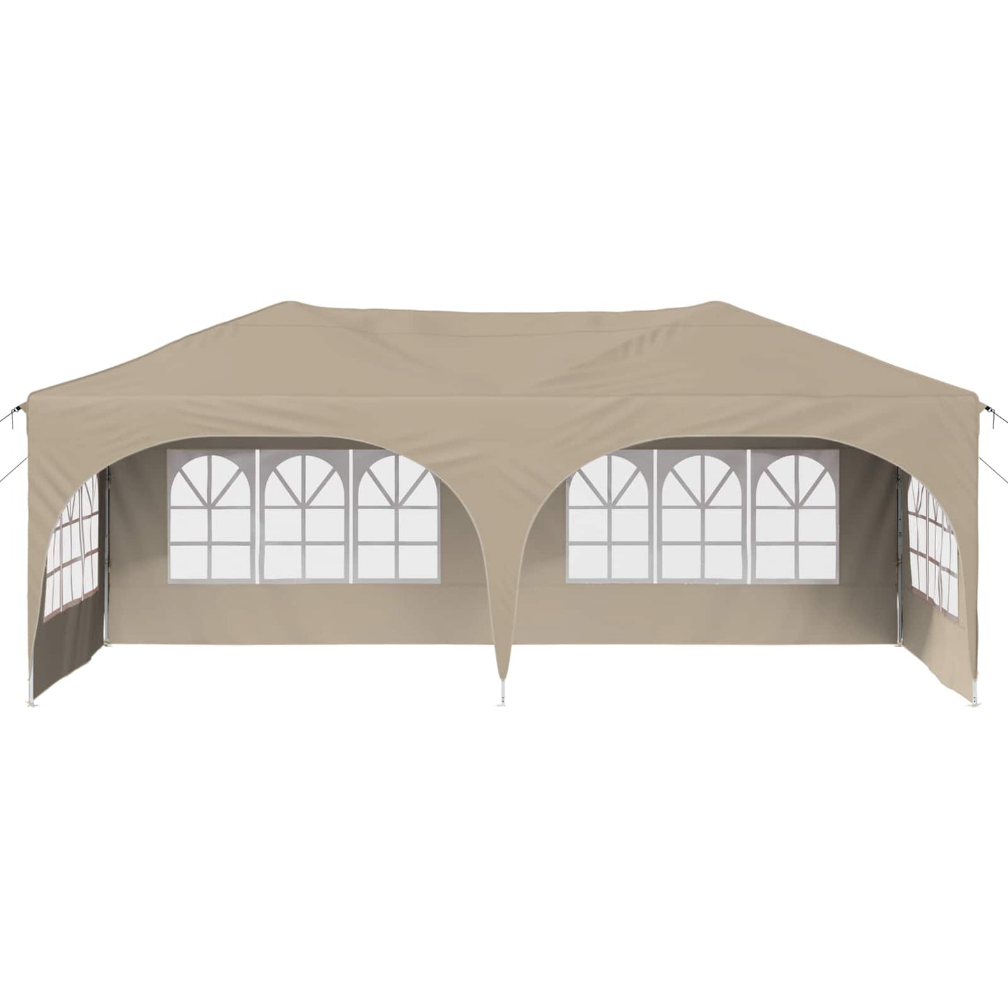Pop-up Party Tent 575 x 288 x 245 cm Cream Oxford Fabric