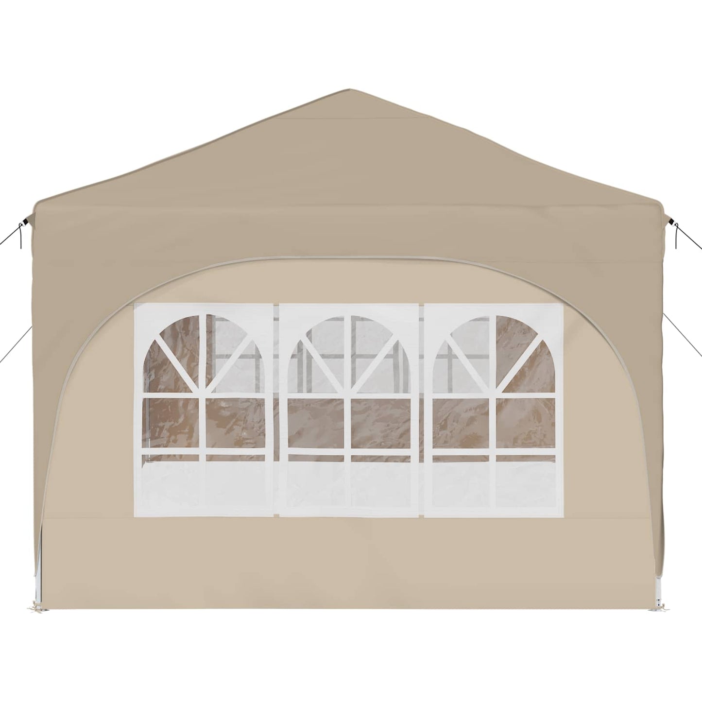Pop-up Party Tent 575 x 288 x 245 cm Cream Oxford Fabric