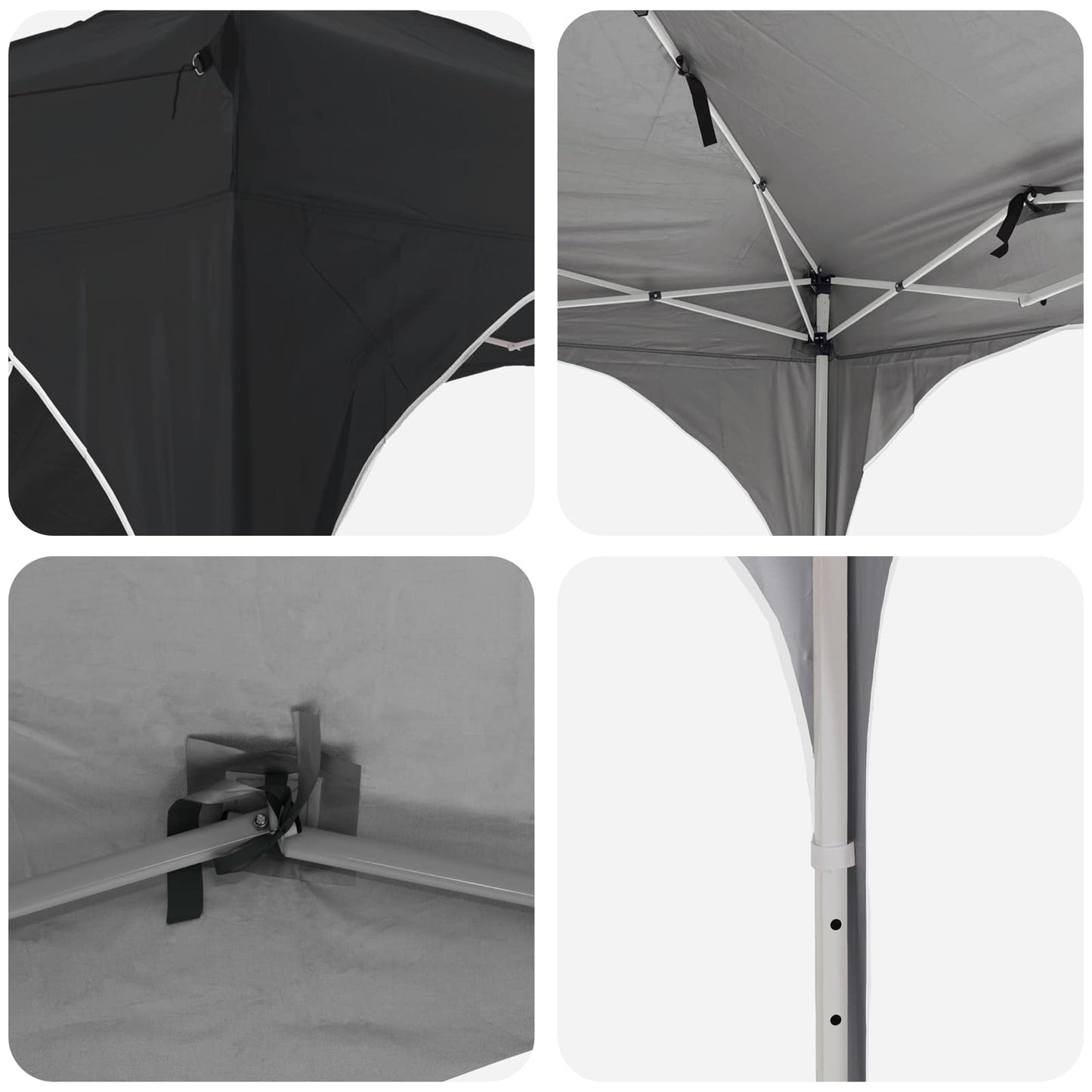 Pop-up Party Tent 575 x 288 x 245 cm Anthracite Oxford Fabric