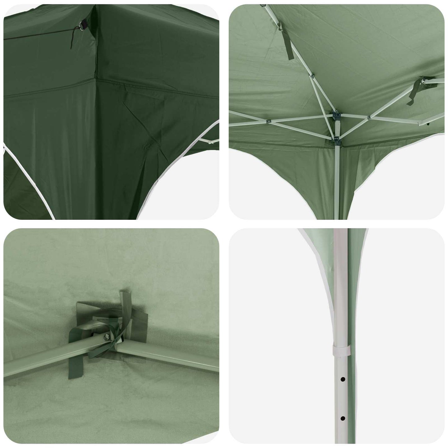Pop-up Party Tent 575 x 288 x 245 cm Green Oxford Fabric