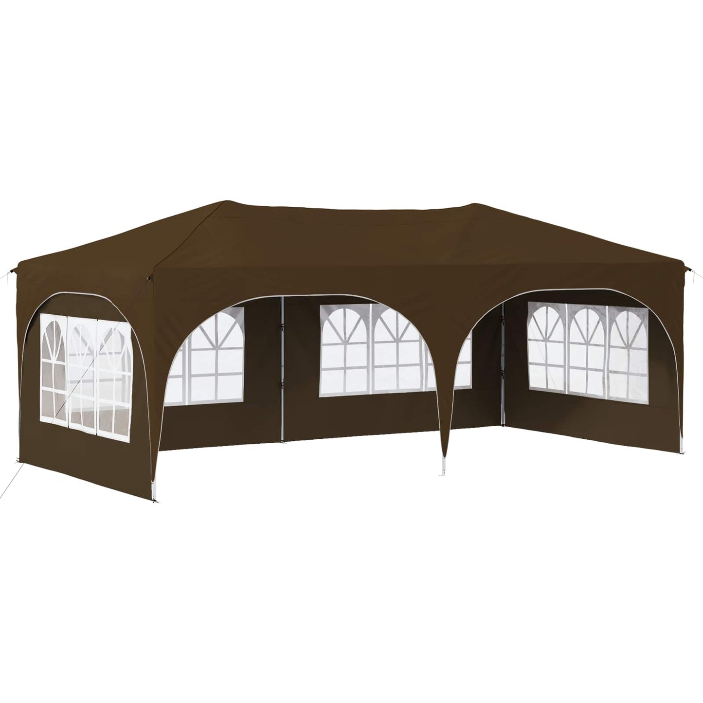 Pop-up Party Tent 575 x 288 x 245 cm Taupe Oxford Fabric