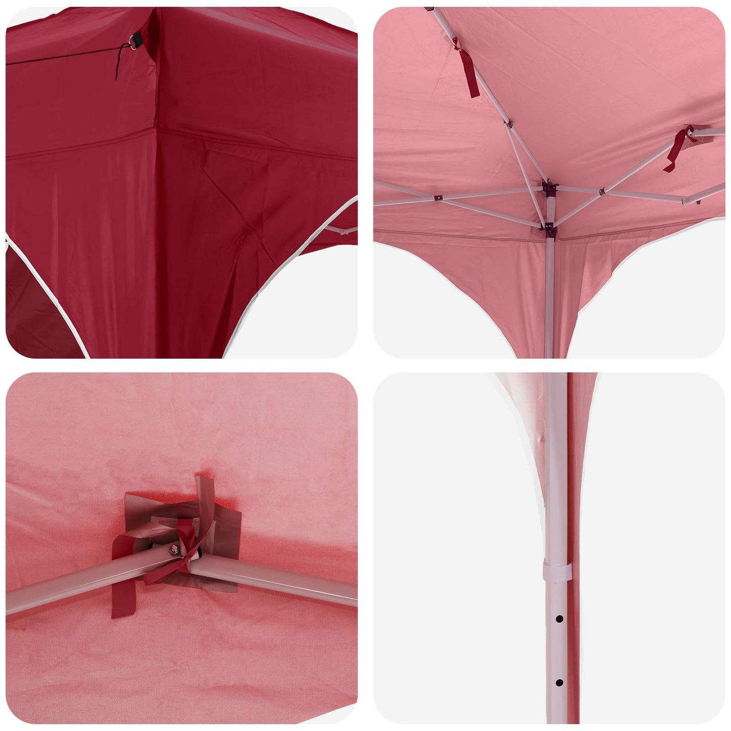 Pop-up Party Tent 575 x 288 x 245 cm Burgundy Oxford Fabric