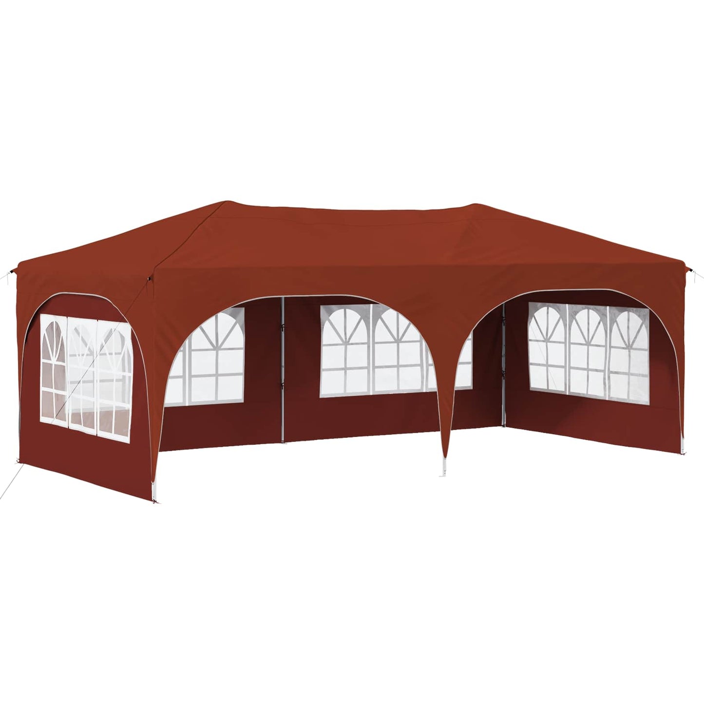 Pop-up Party Tent 575 x 288 x 245 cm Terracotta Oxford Fabric