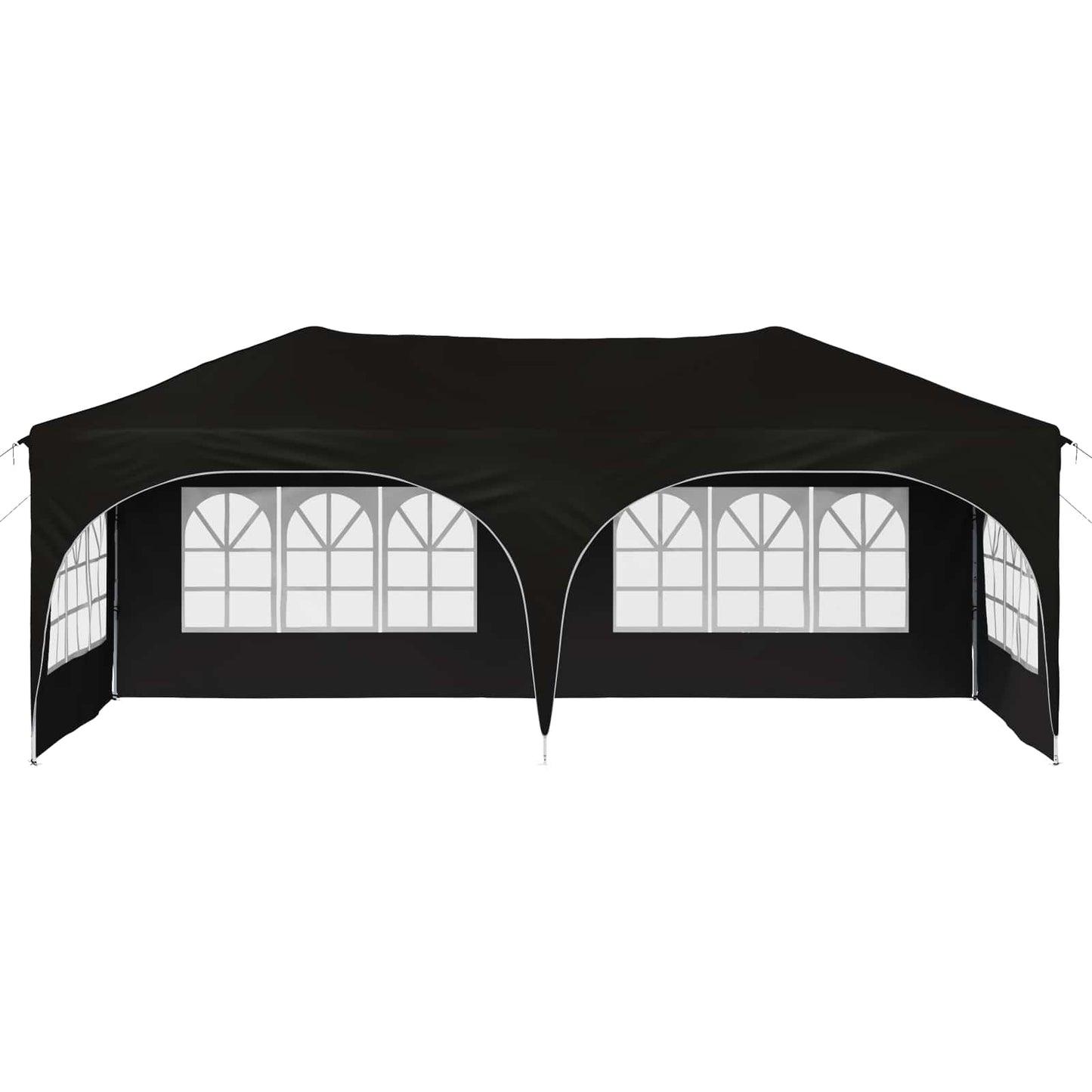 Pop-up Party Tent 575 x 288 x 245 cm Black Oxford Fabric