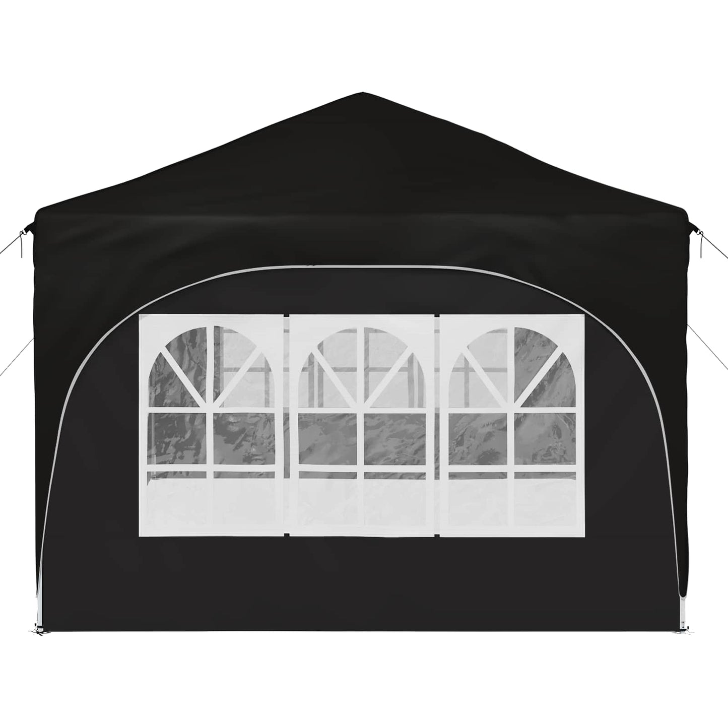 Pop-up Party Tent 575 x 288 x 245 cm Black Oxford Fabric