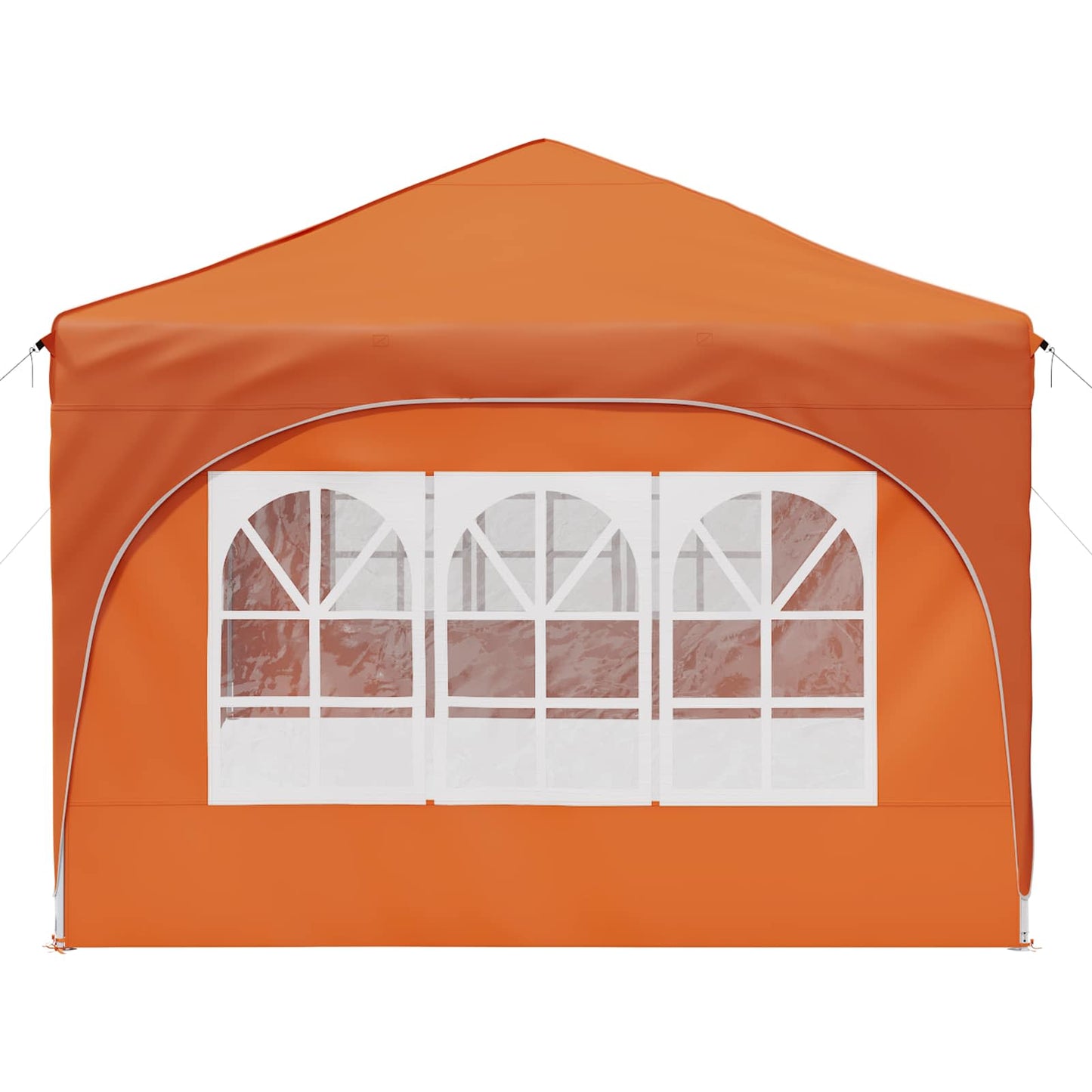 Pop-up Party Tent 575 x 288 x 245 cm Orange Oxford Fabric
