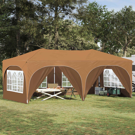 Pop-up Party Tent 575 x 288 x 245 cm Beige Oxford Fabric