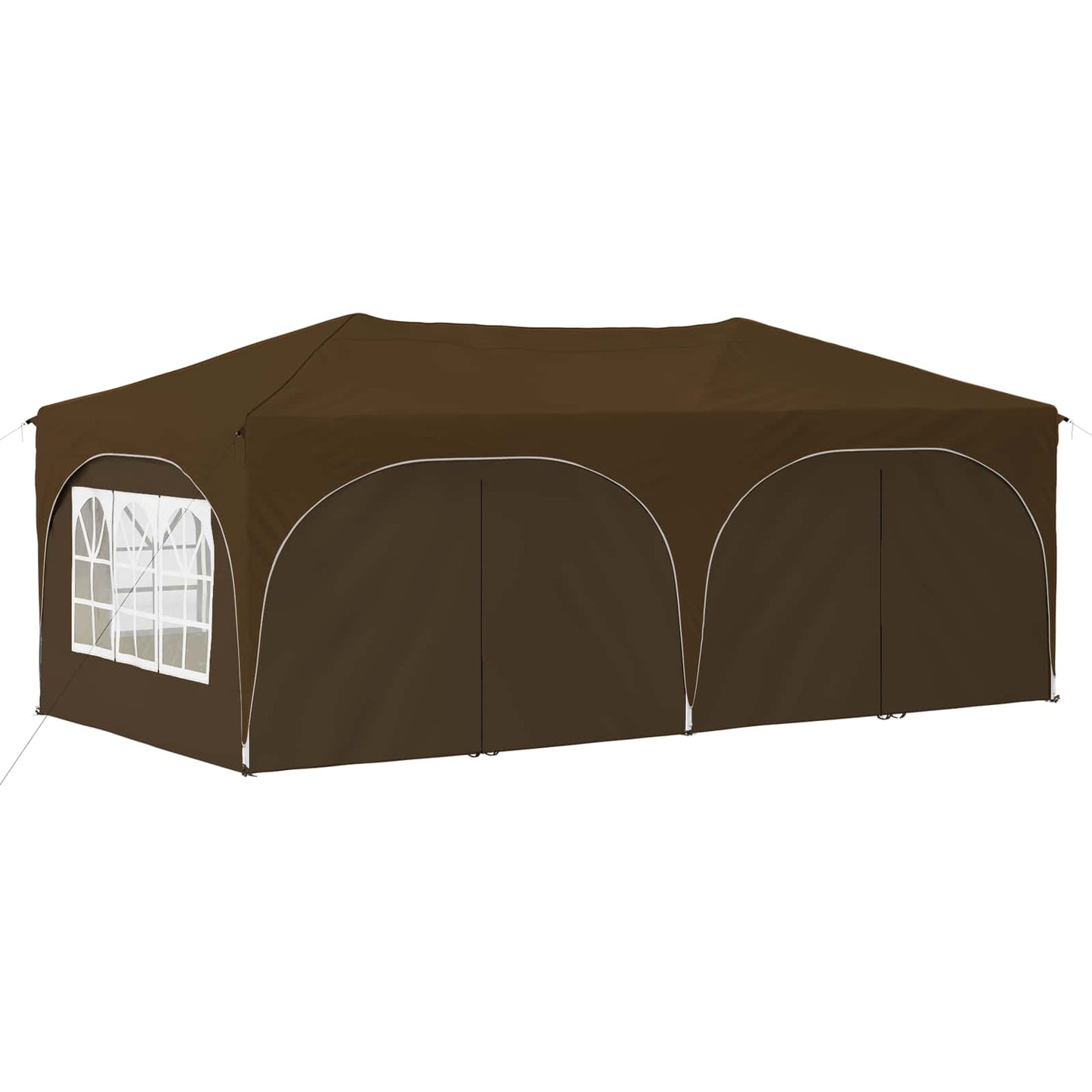 Pop-up Party Tent 575 x 288 x 245 cm Taupe Oxford Fabric