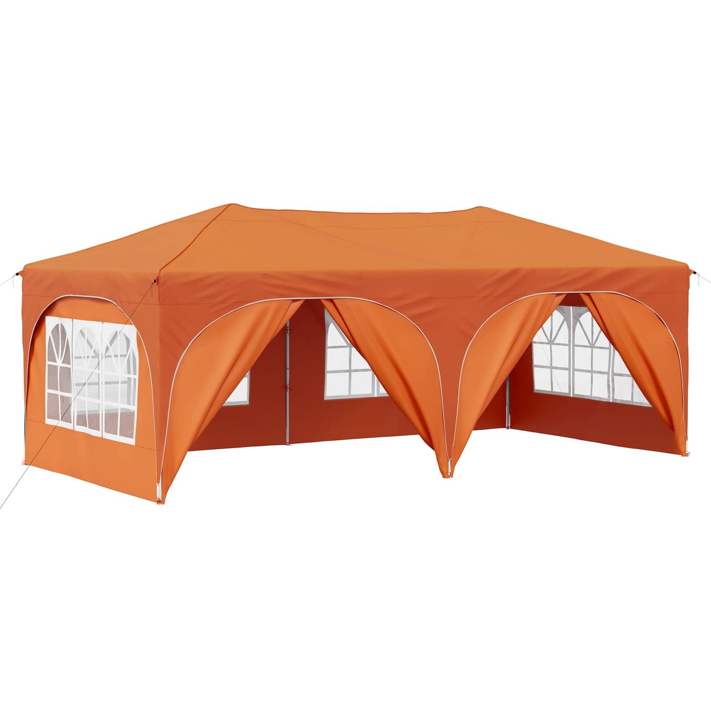 Pop-up Party Tent 575 x 288 x 245 cm Orange Oxford Fabric