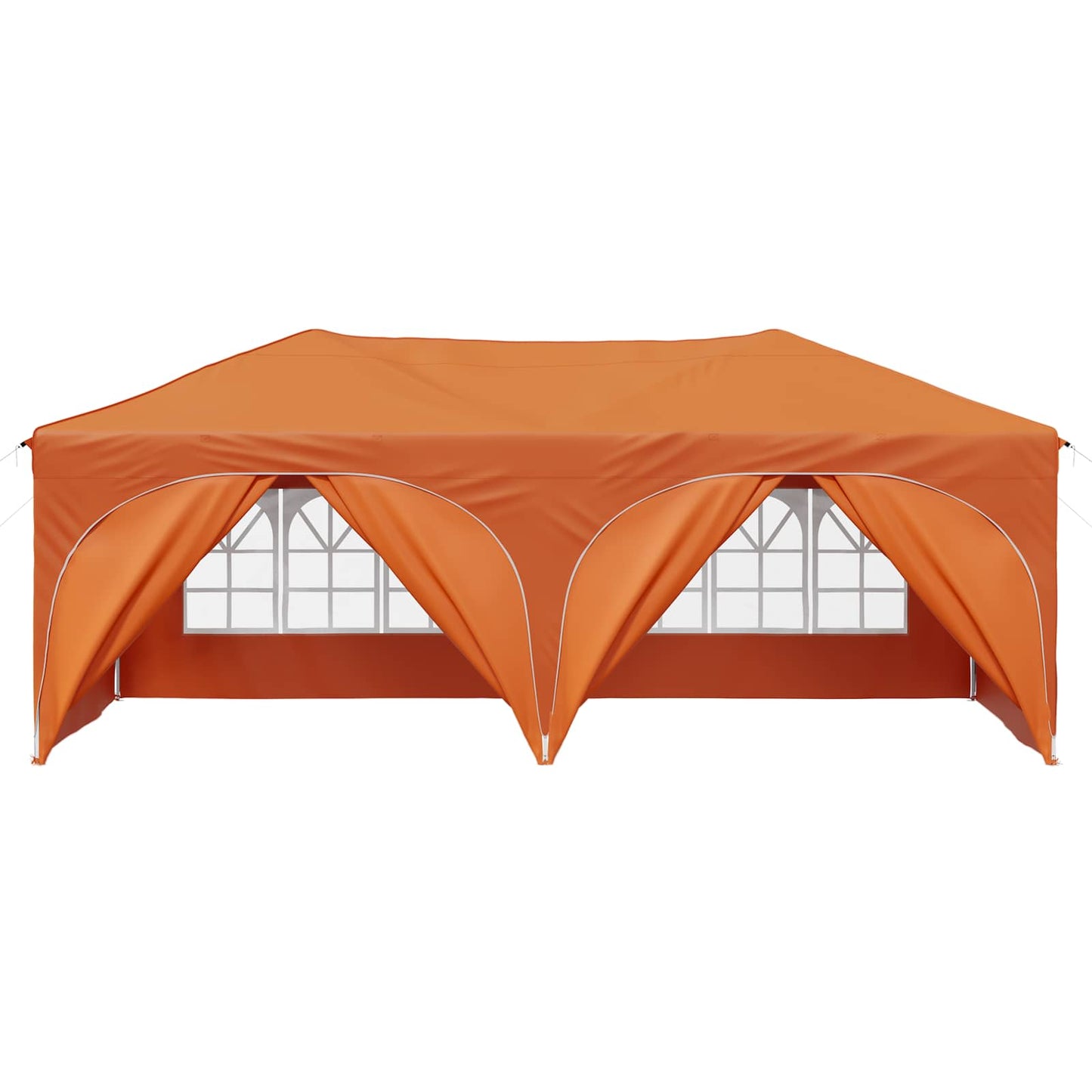 Pop-up Party Tent 575 x 288 x 245 cm Orange Oxford Fabric
