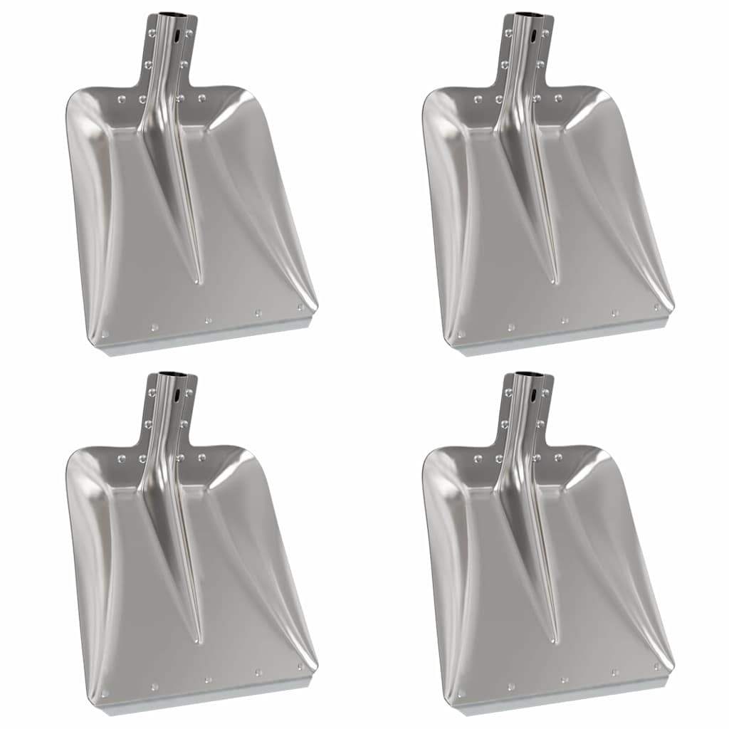 Shovel Head 4 pcs Silver 45 x 38 cm Aluminum