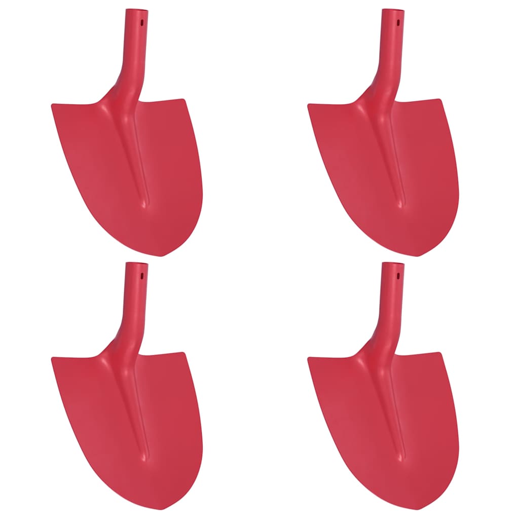 Shovel Head 4 pcs Red 39.5 x 27.5 cm Powder-Coated Steel