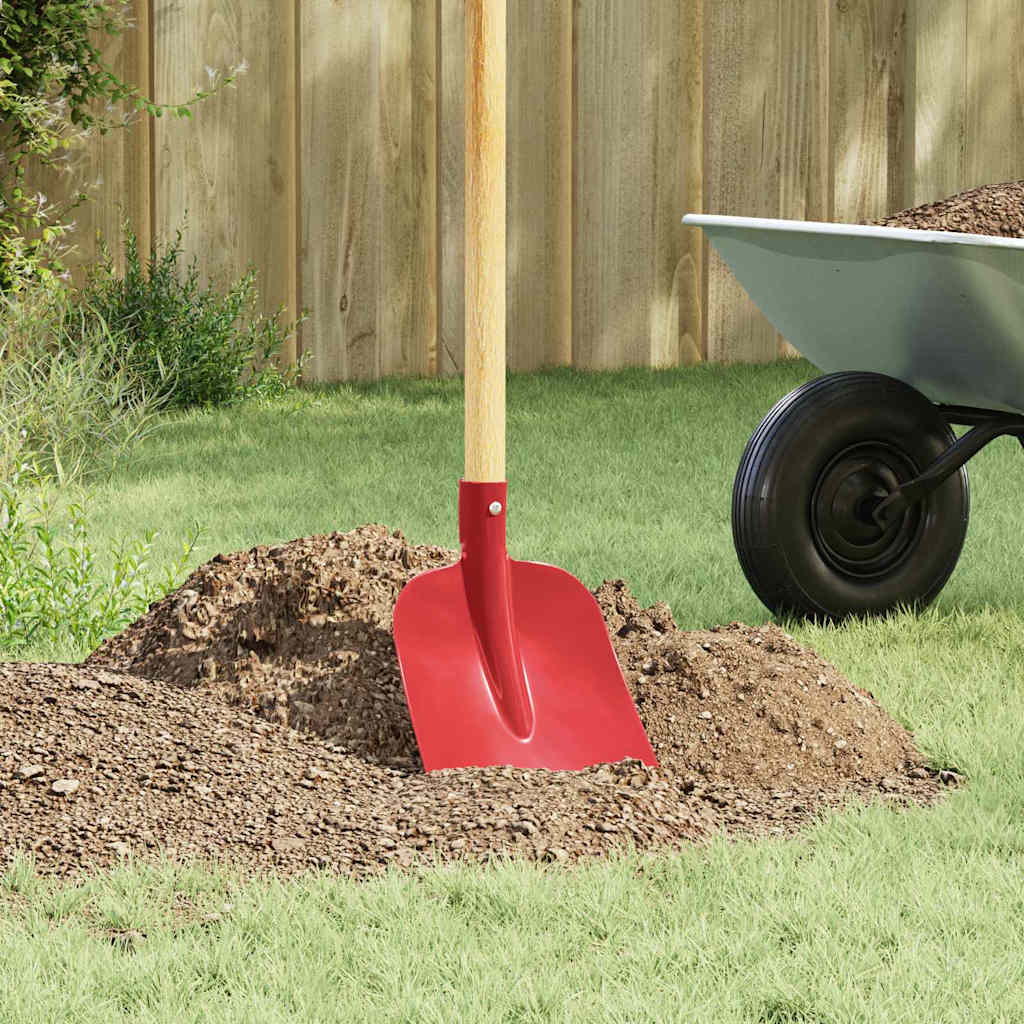 Shovel Head 4 pcs Red 32 x 24.5 cm Powder-Coated Steel