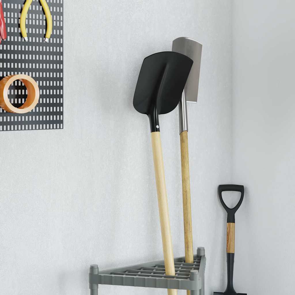 Shovel Head 4 pcs Black 34.5 x 24 cm Powder-Coated Steel