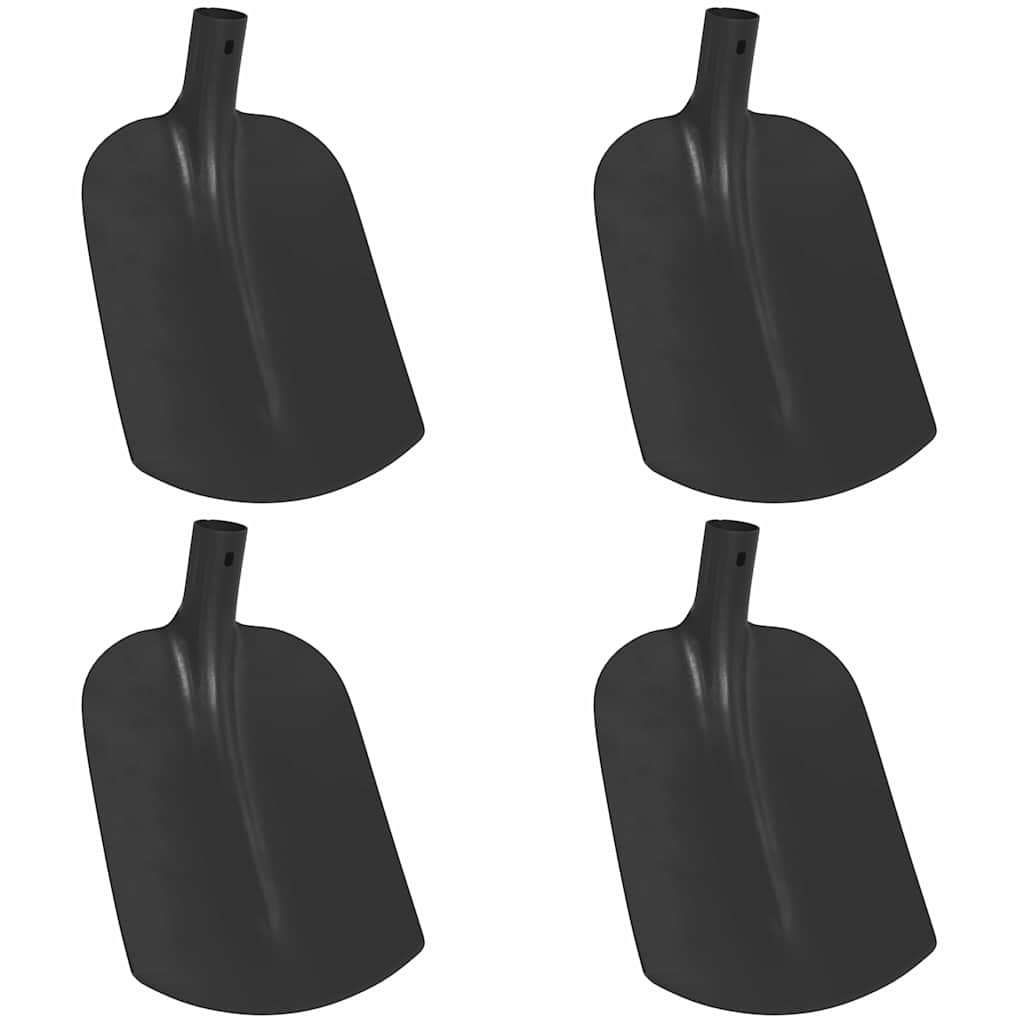 Shovel Head 4 pcs Black 34.5 x 24 cm Powder-Coated Steel