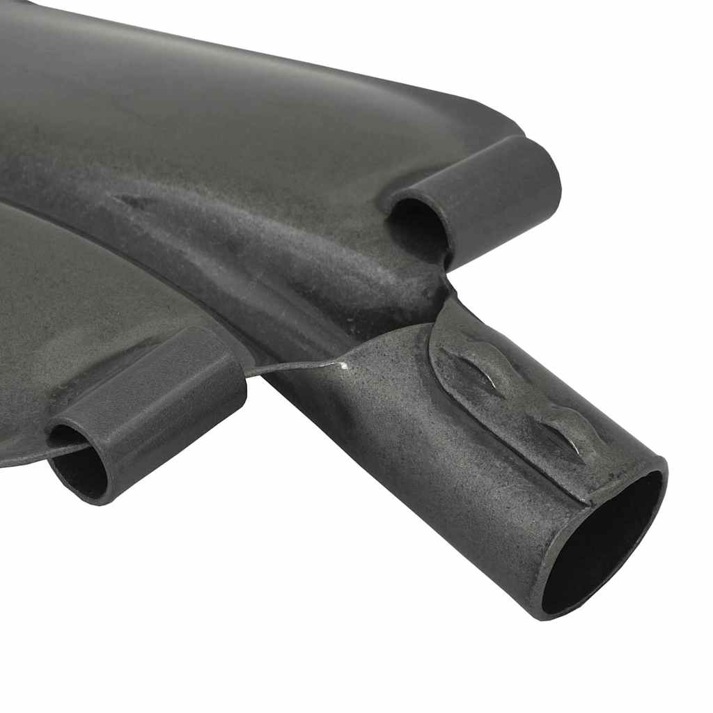 Shovel Head 4 pcs Silver 33 x 21 cm Powder-Coated Steel