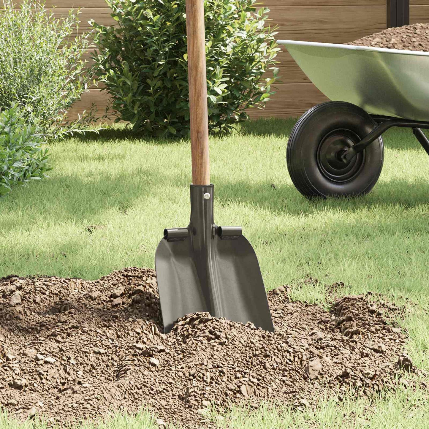 Shovel Head 4 pcs Silver 33 x 21 cm Powder-Coated Steel