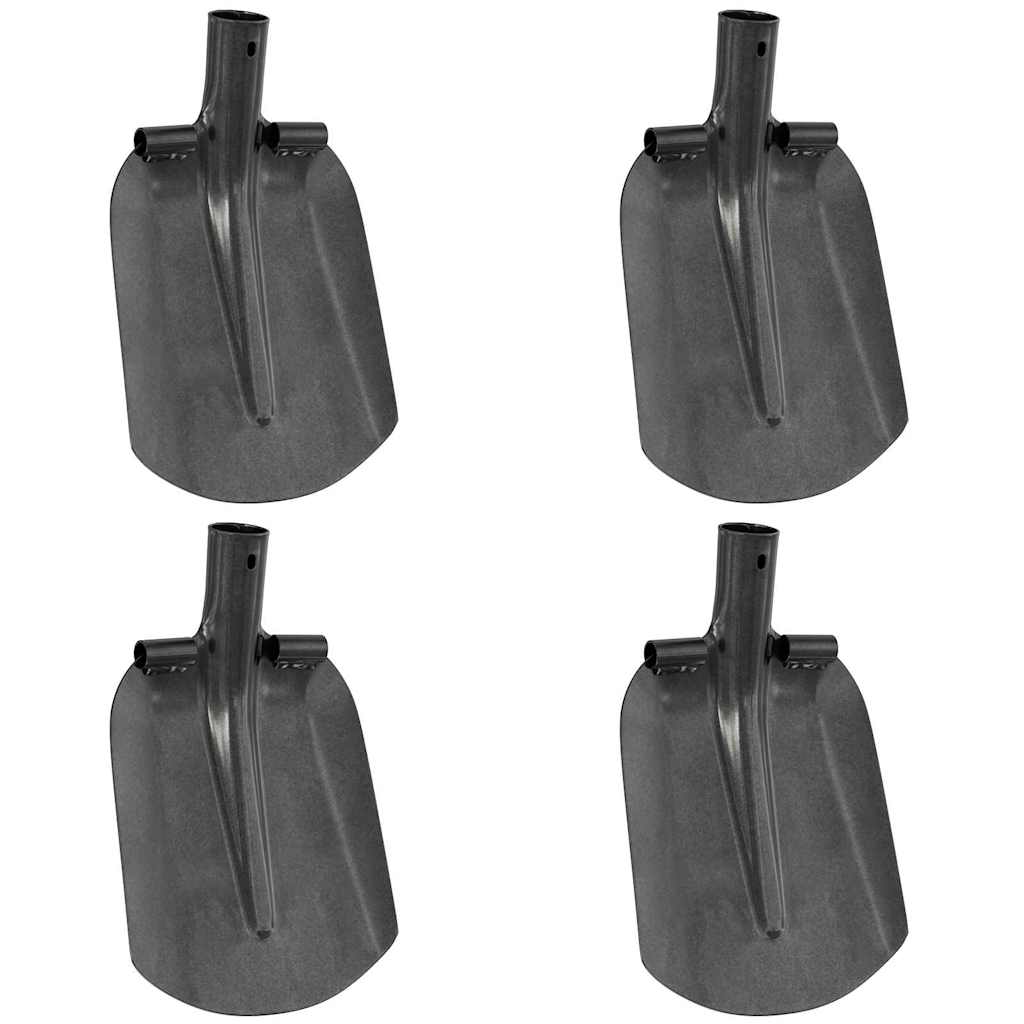 Shovel Head 4 pcs Silver 33 x 21 cm Powder-Coated Steel
