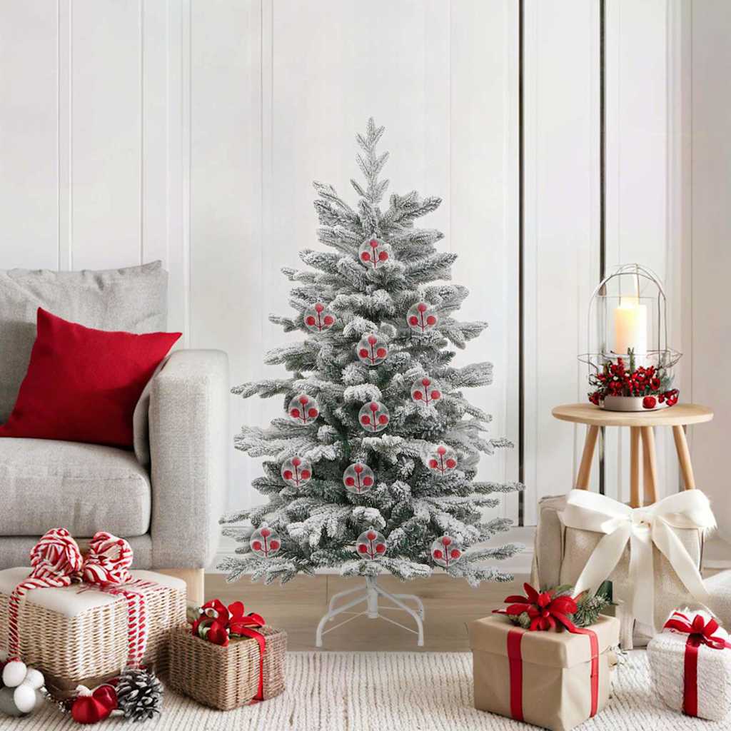 Christmas Bauble Set 25 pcs Transparent Ø 8 cm Plastic