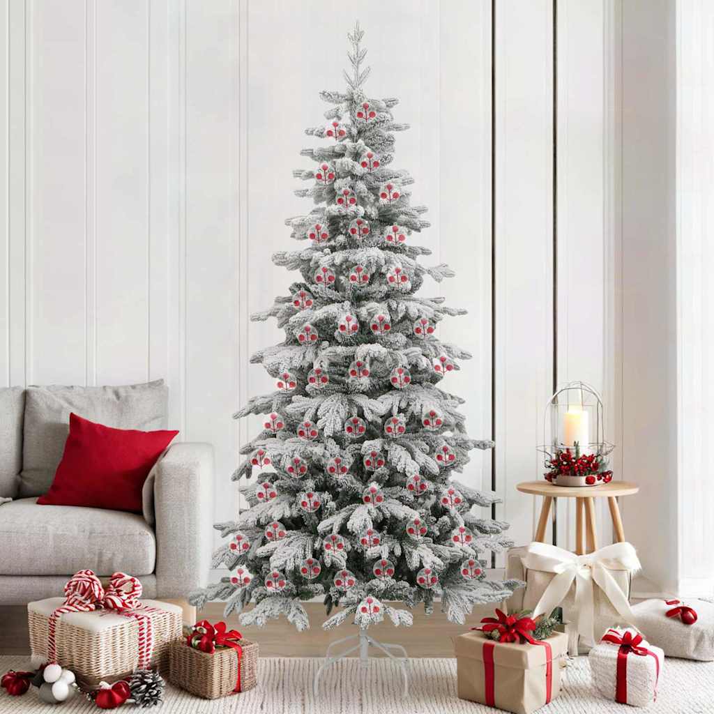 Christmas Bauble Set 100 pcs Transparent Ø 8 cm Plastic