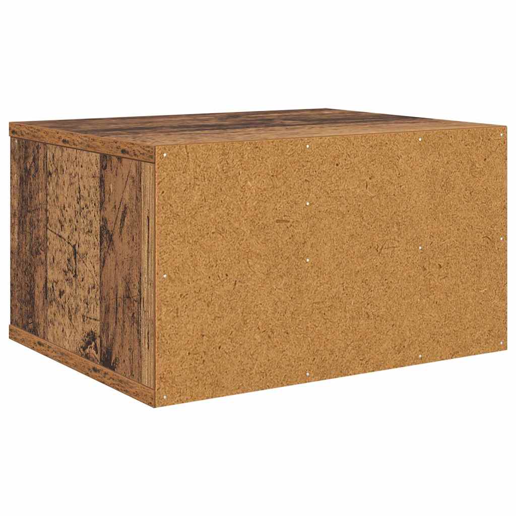Printer Stand Old Wood 40 x 32 x 24 cm Engineered Wood