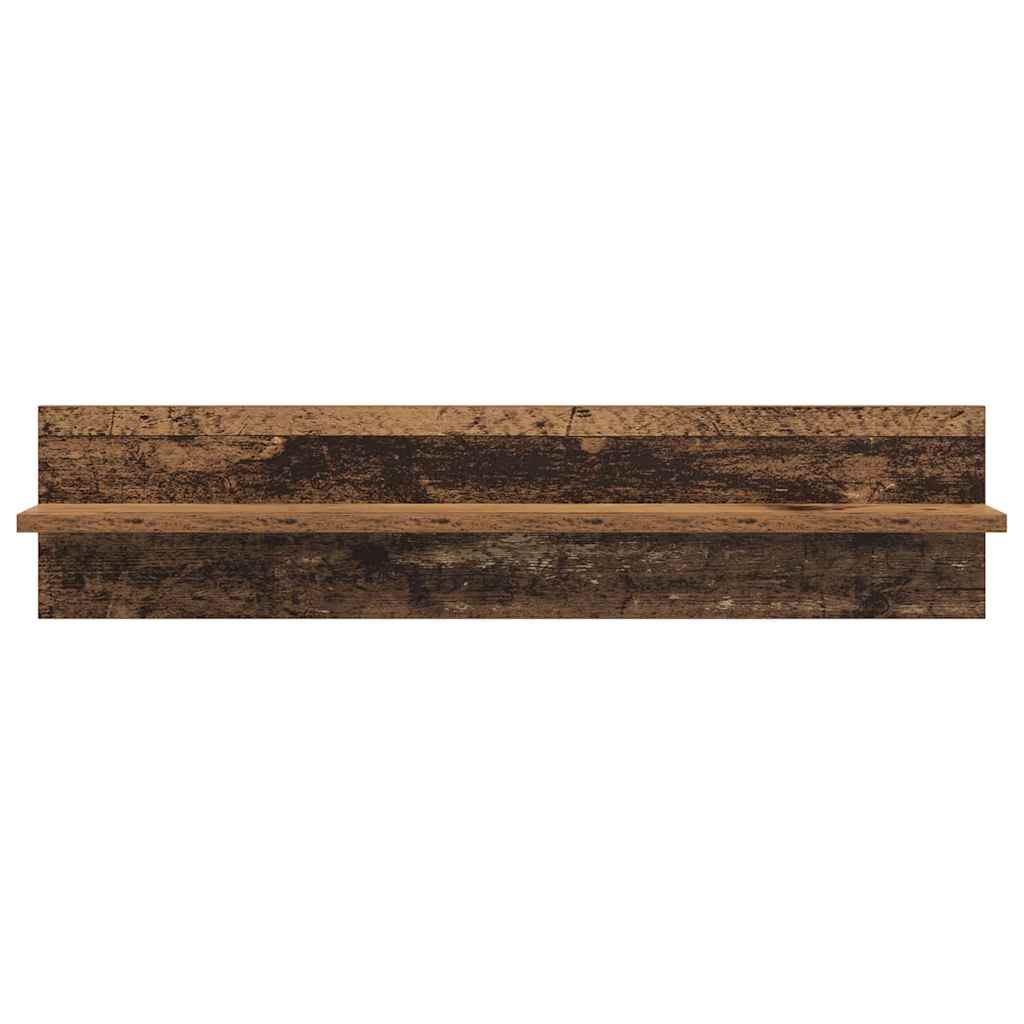Wall Shelves 4 pcs Old Wood 80 x 11.5 x 18 cm Engineered Wood