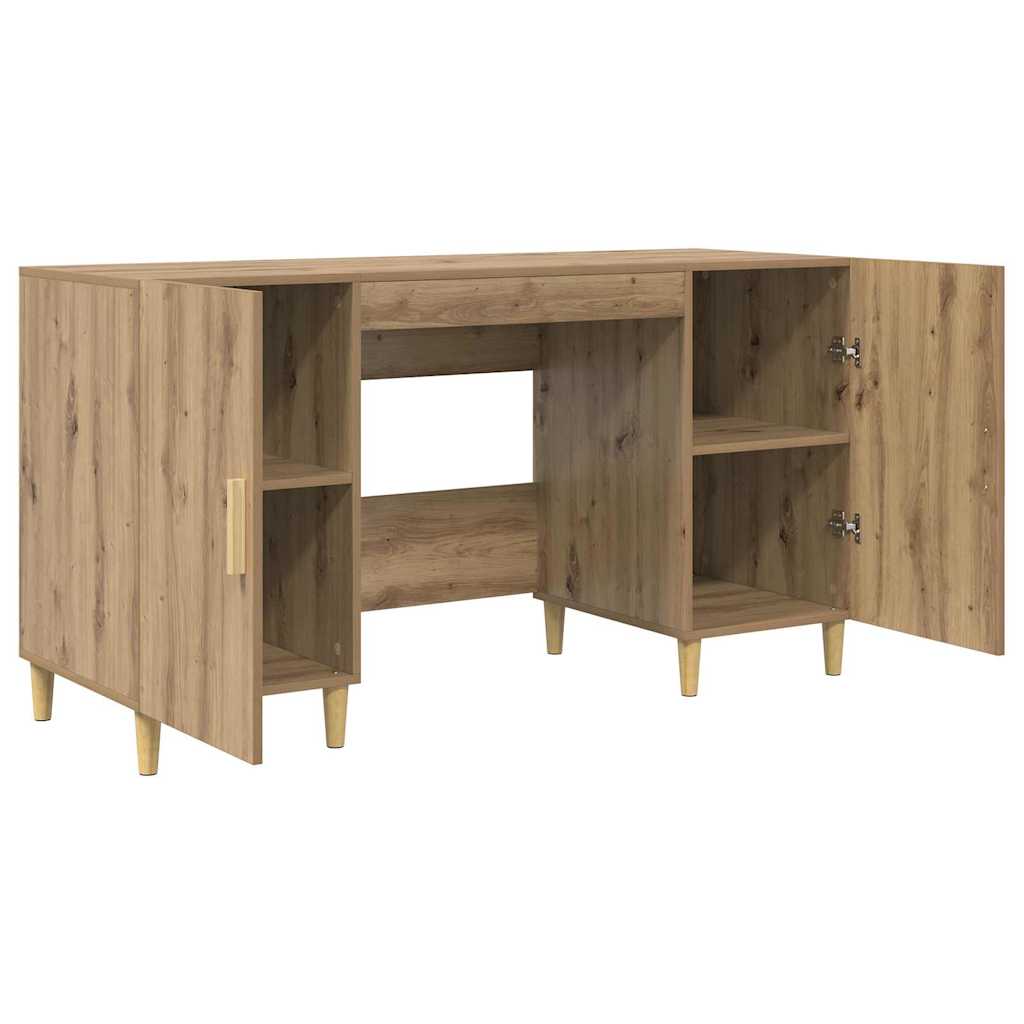 Desk Artisan Oak Engineered Wood 140 x 50 x 75 cm