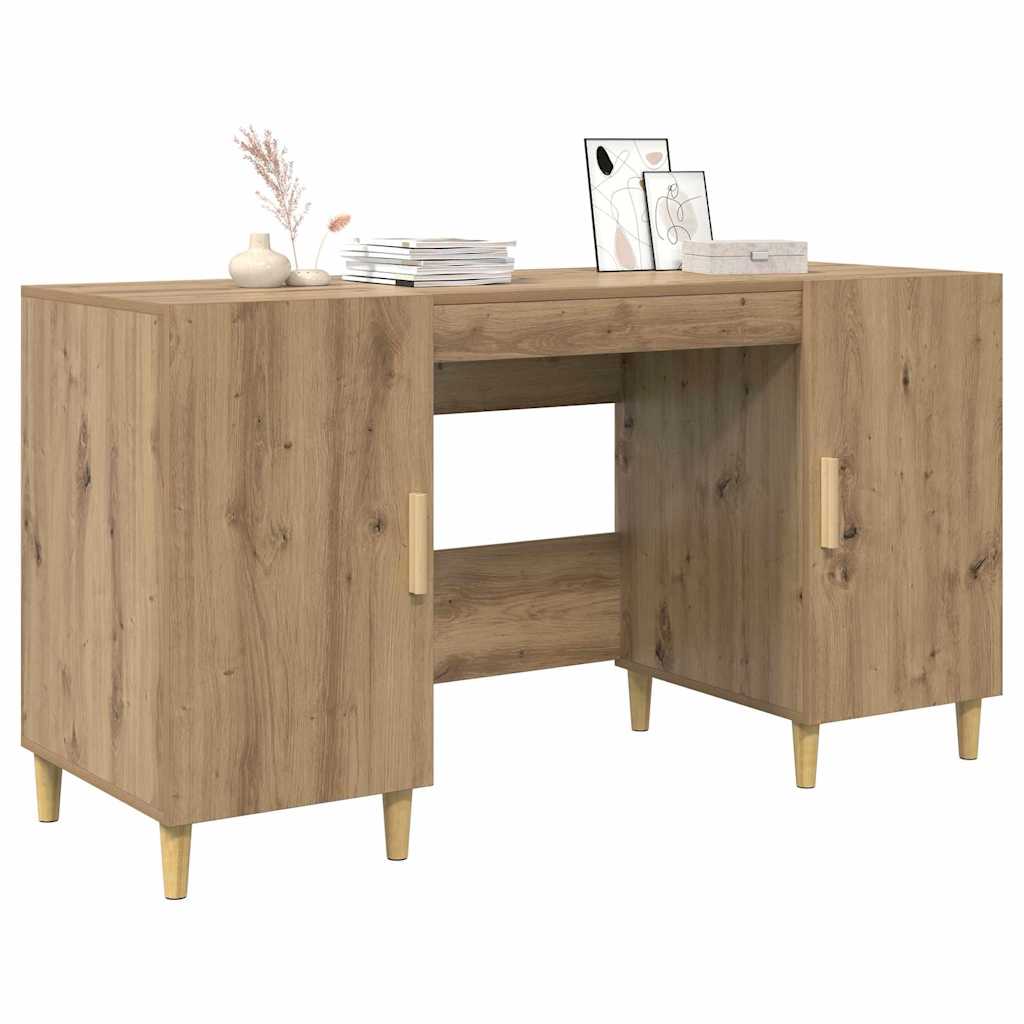 Desk Artisan Oak Engineered Wood 140 x 50 x 75 cm