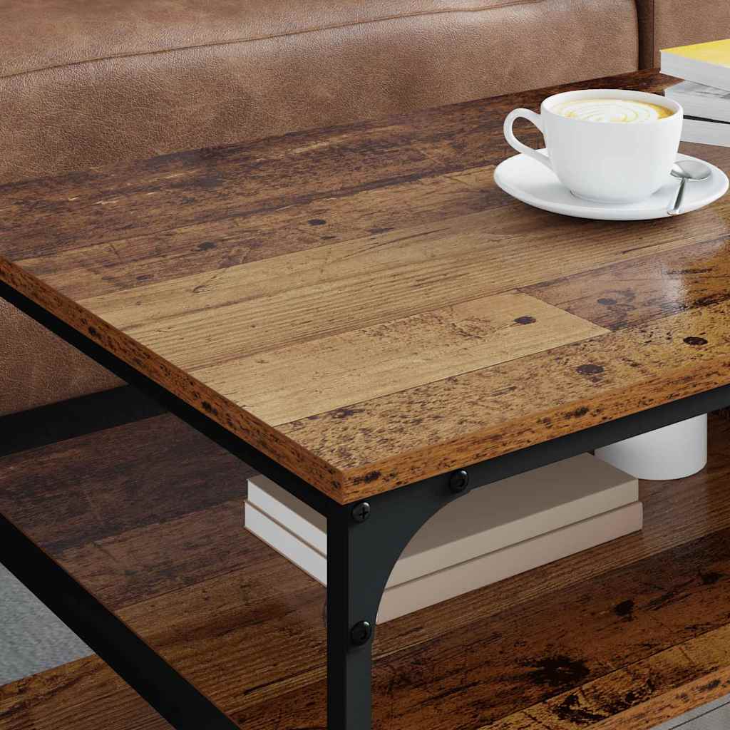 Coffee Table Old Wood 100 x 50 x 45 cm Engineered Wood