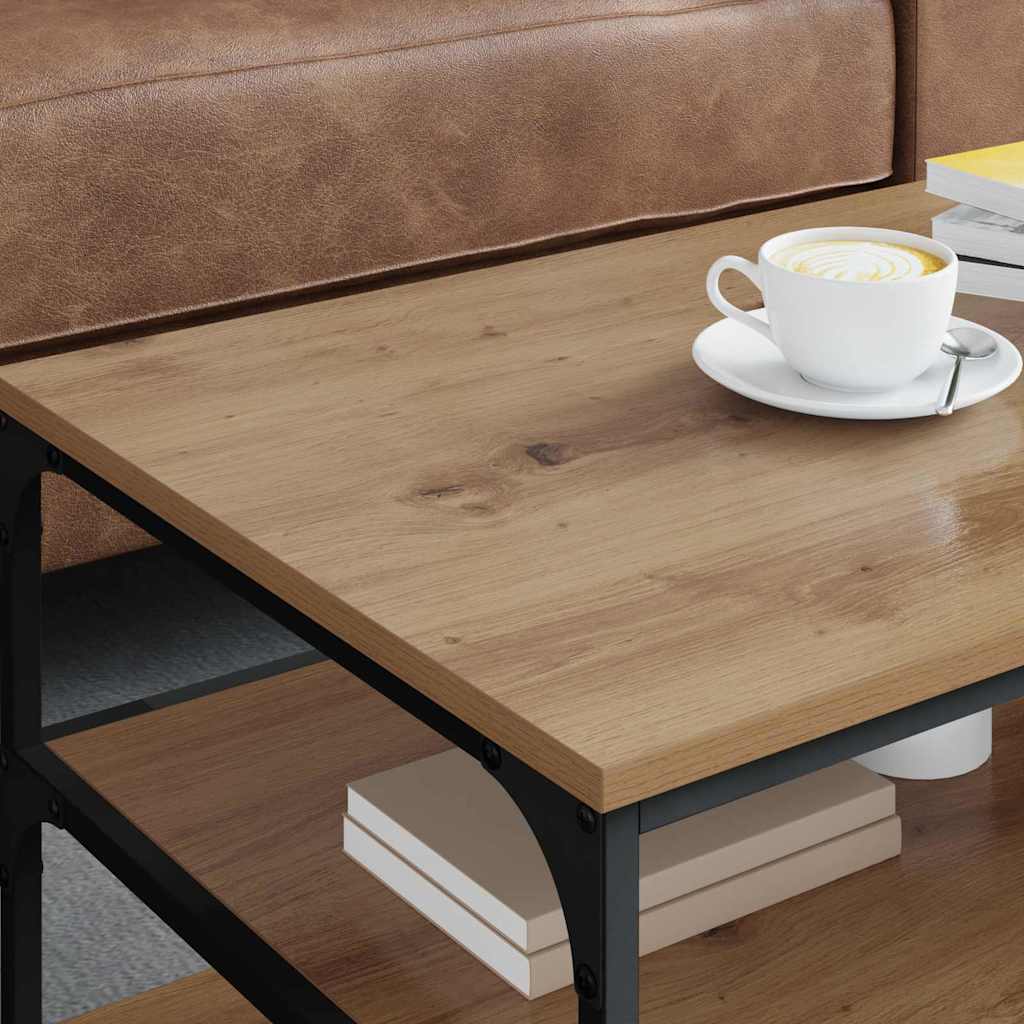 Coffee Table Artisan Oak 90 x 49 x 40 cm Engineered Wood