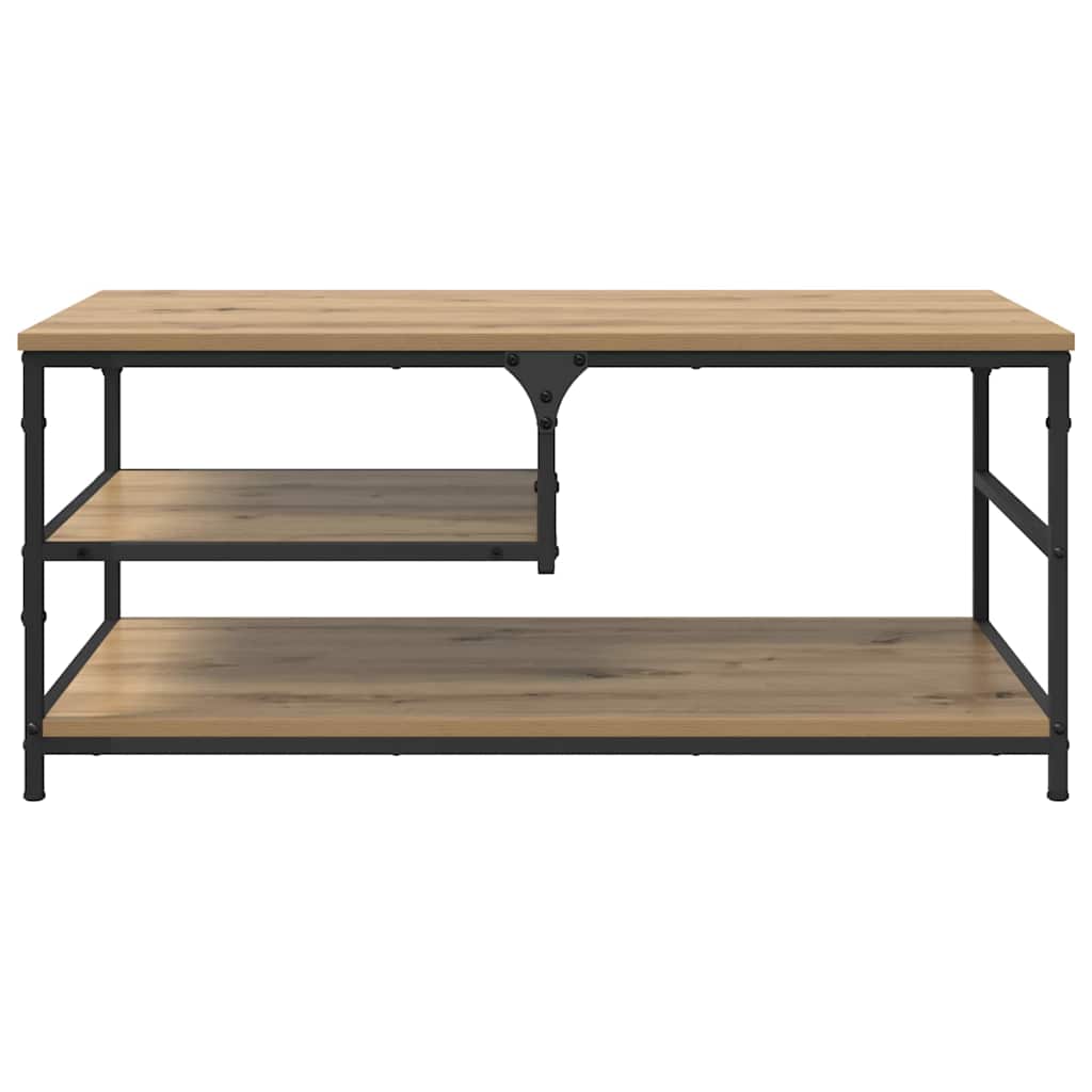 Coffee Table Artisan Oak 90 x 49 x 40 cm Engineered Wood