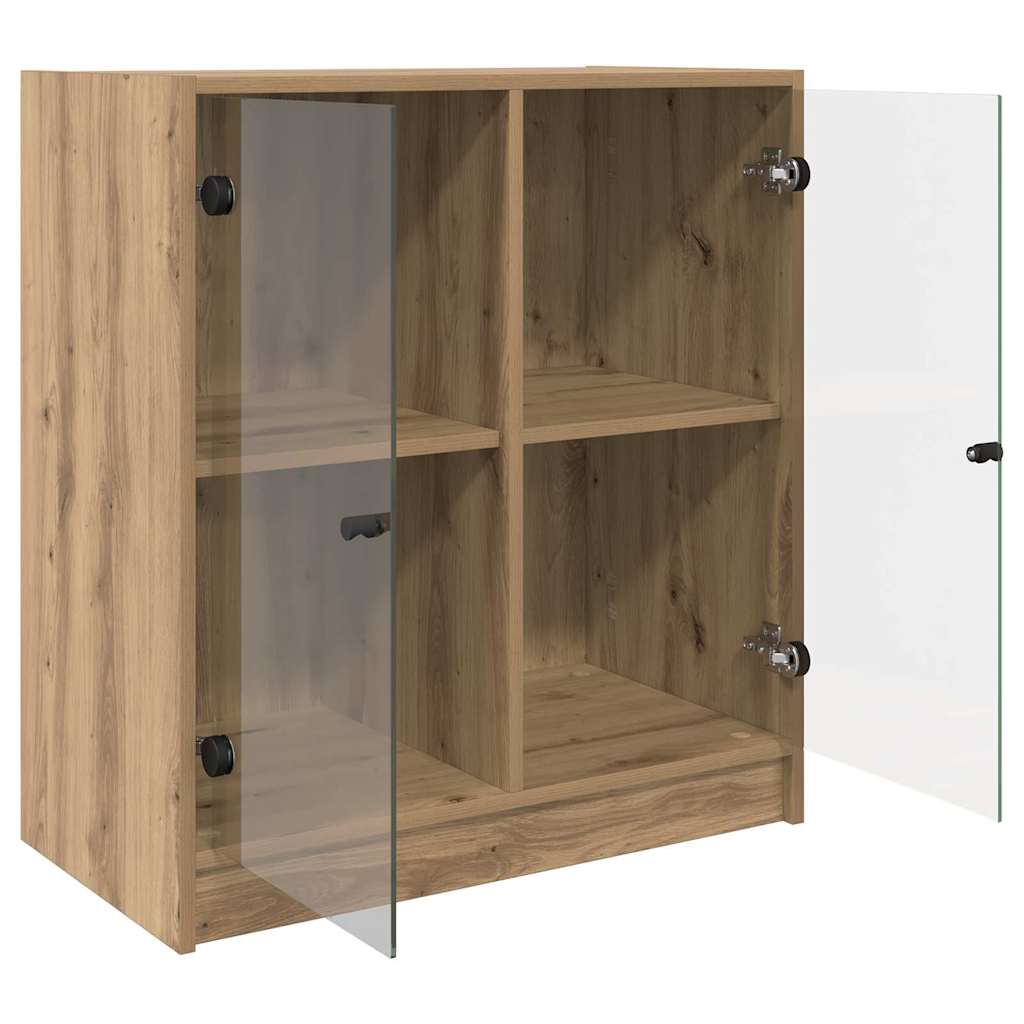Side Cabinet Artisan Oak 68 x 37 x 75.5 cm Engineered Wood
