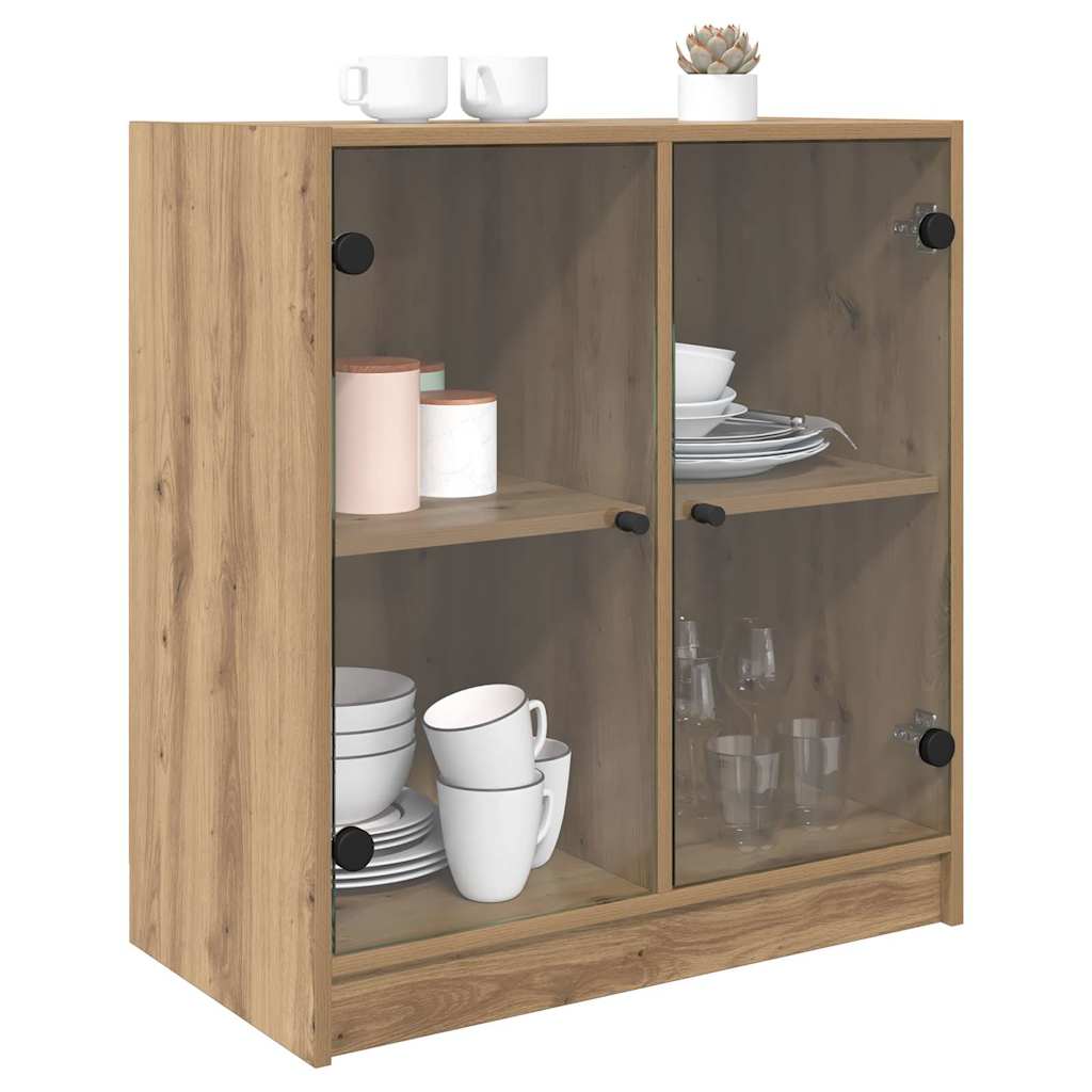 Side Cabinet Artisan Oak 68 x 37 x 75.5 cm Engineered Wood
