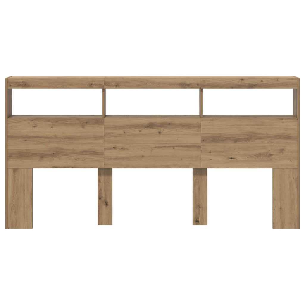 Headboard Artisan Oak 200 x 17 x 102 cm Engineered Wood